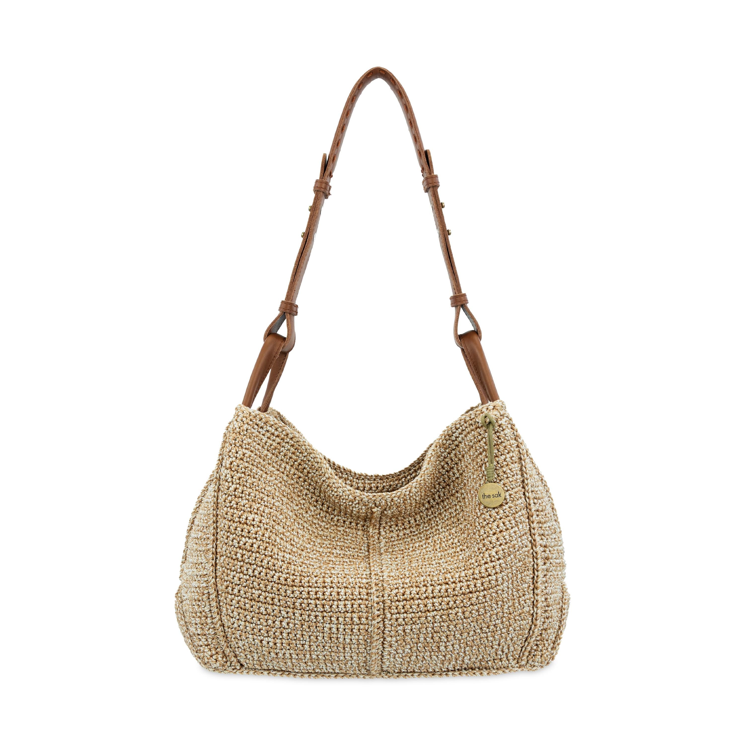 The Sak Los Feliz Hobo - Hand Crochet - Bamboo Static