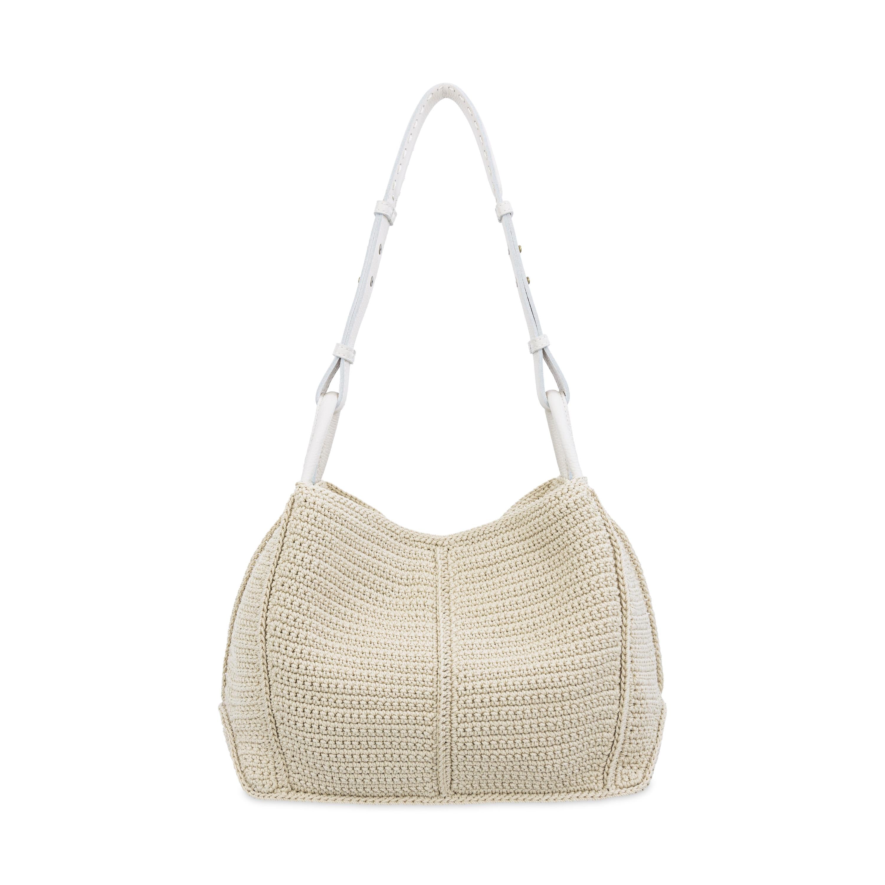 The Sak Los Feliz Hobo - Hand Crochet - Ecru