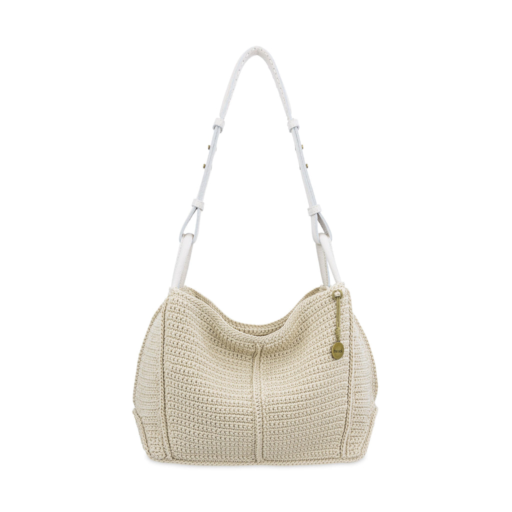 The Sak Los Feliz Hobo - Hand Crochet - Ecru