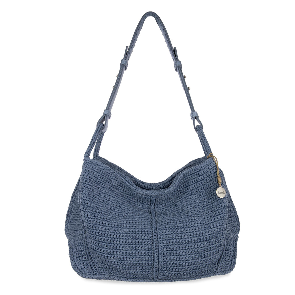 The Sak Los Feliz Hobo - Hand Crochet - Maritime