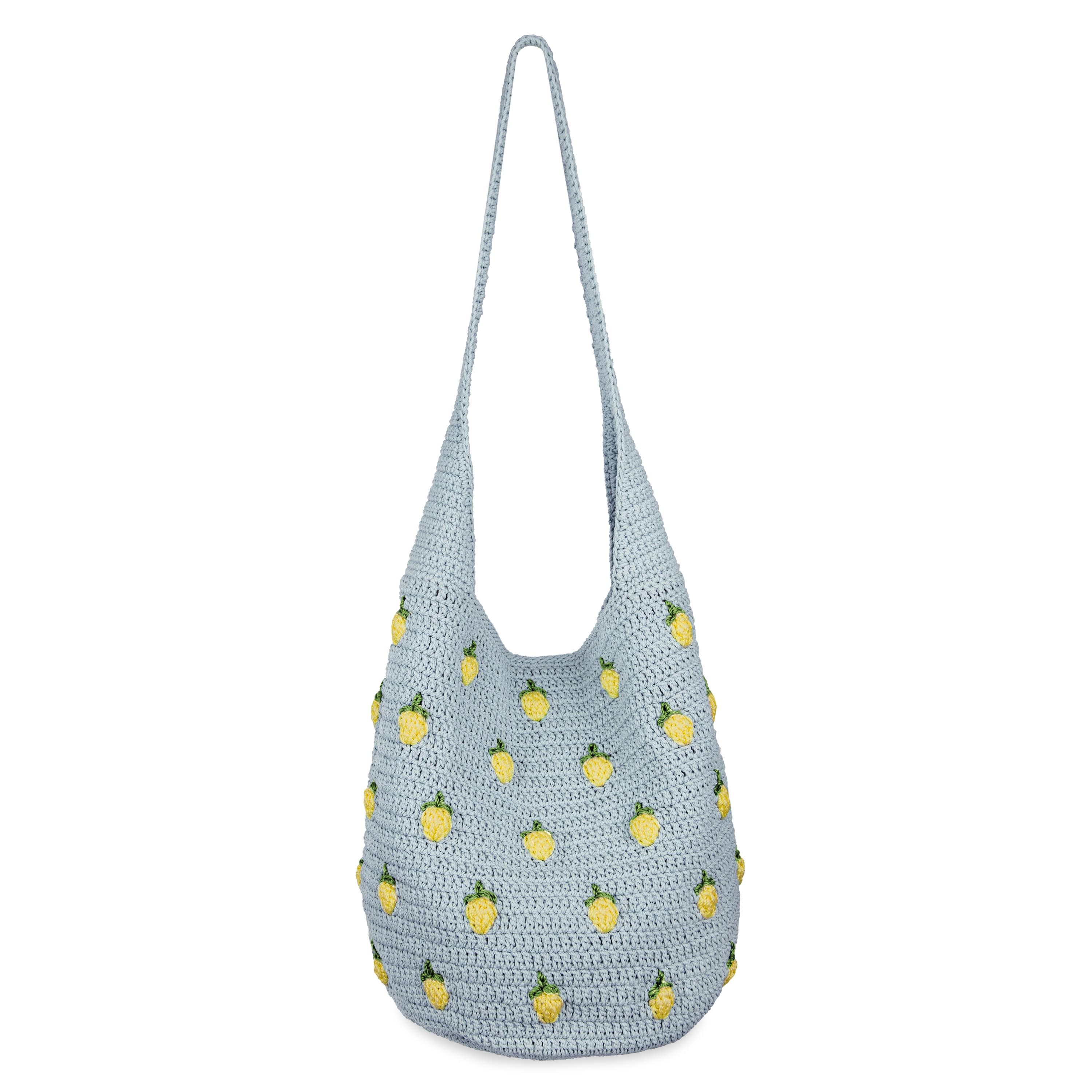 The Sak 120 Hobo - Hand Crochet - Blue Lemons