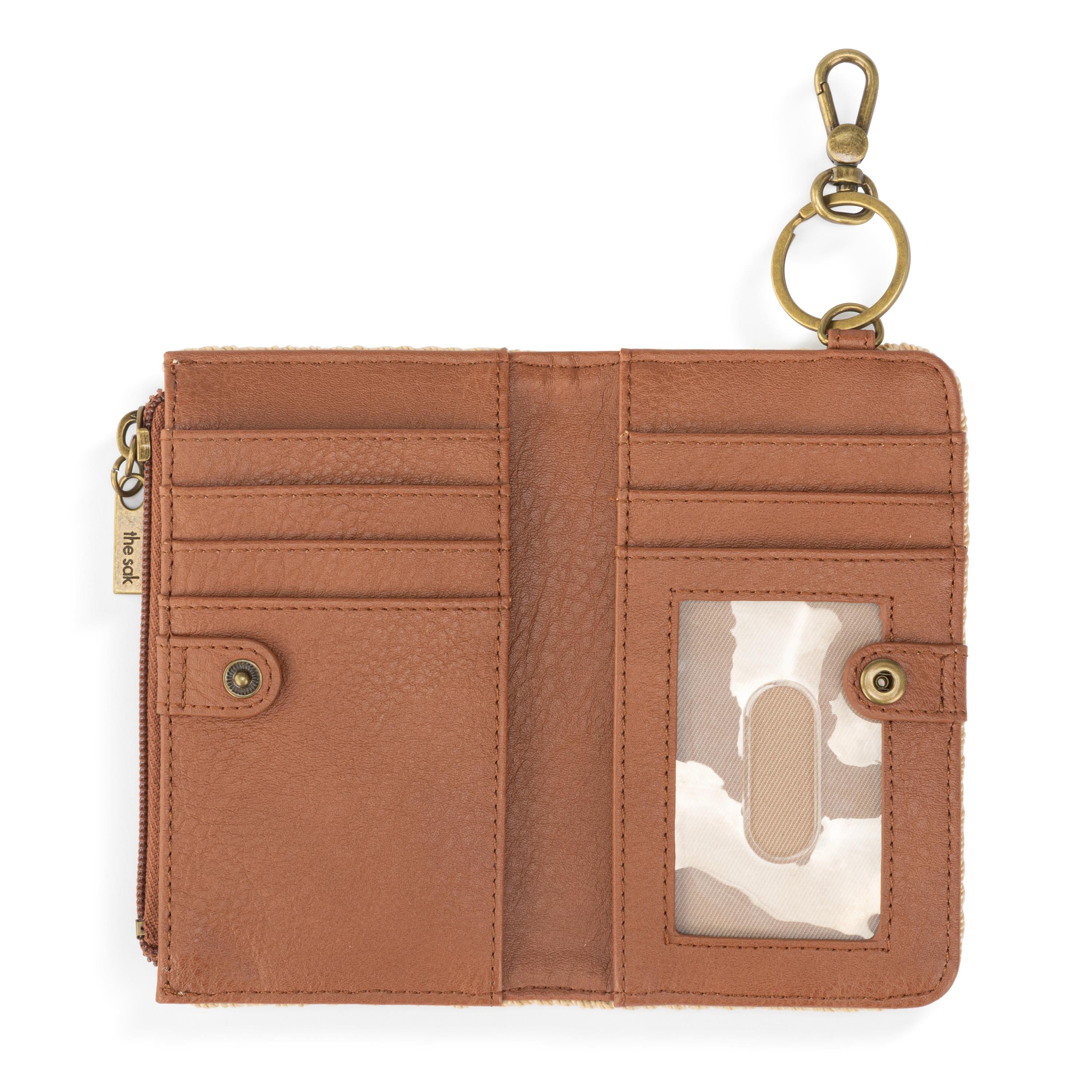 The Sak Encino Essential Wallet - Hand Crochet - Bamboo