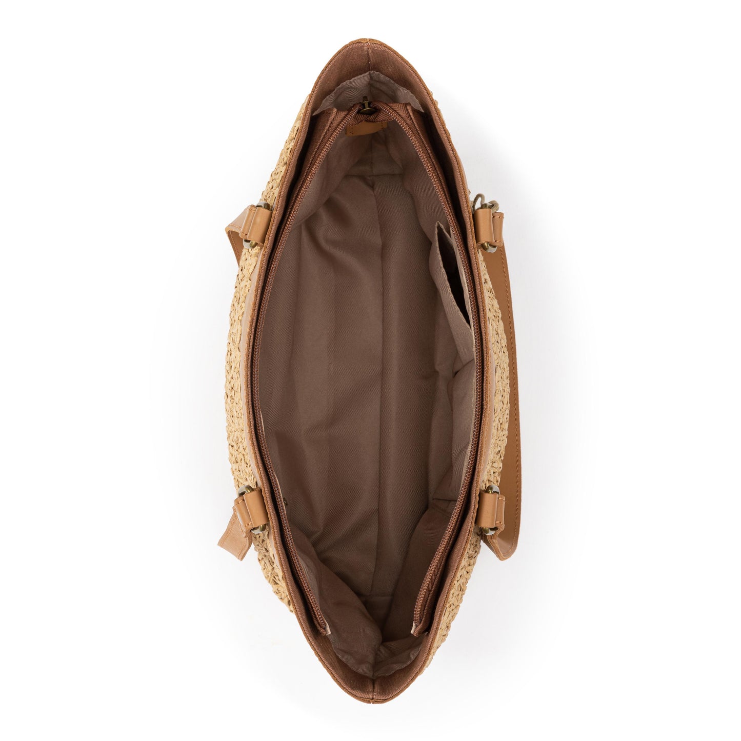 The Sak Melrose Shoulder Tote Crochet - |Natural Primrose Straw|