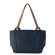 Los Feliz Satchel - Leather - Indigo