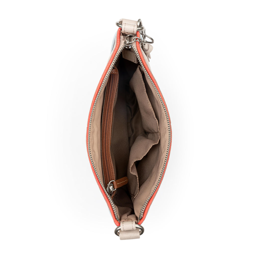The Sak Lucia Crossbody - Leather - Sand Horizon Block