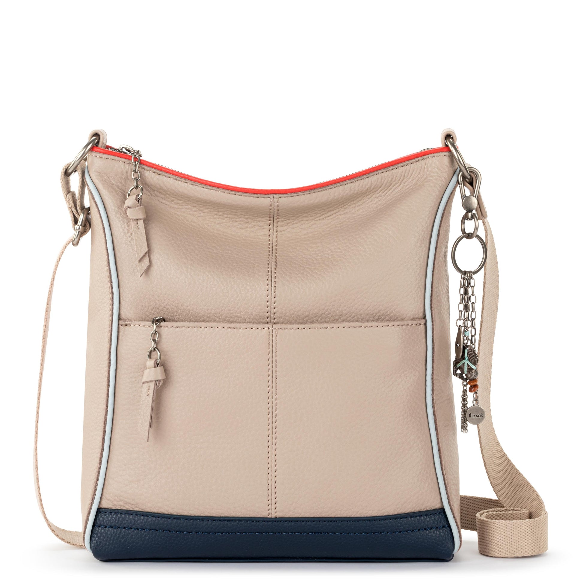 The Sak Lucia Crossbody Leather - |Sand Horizon Block|