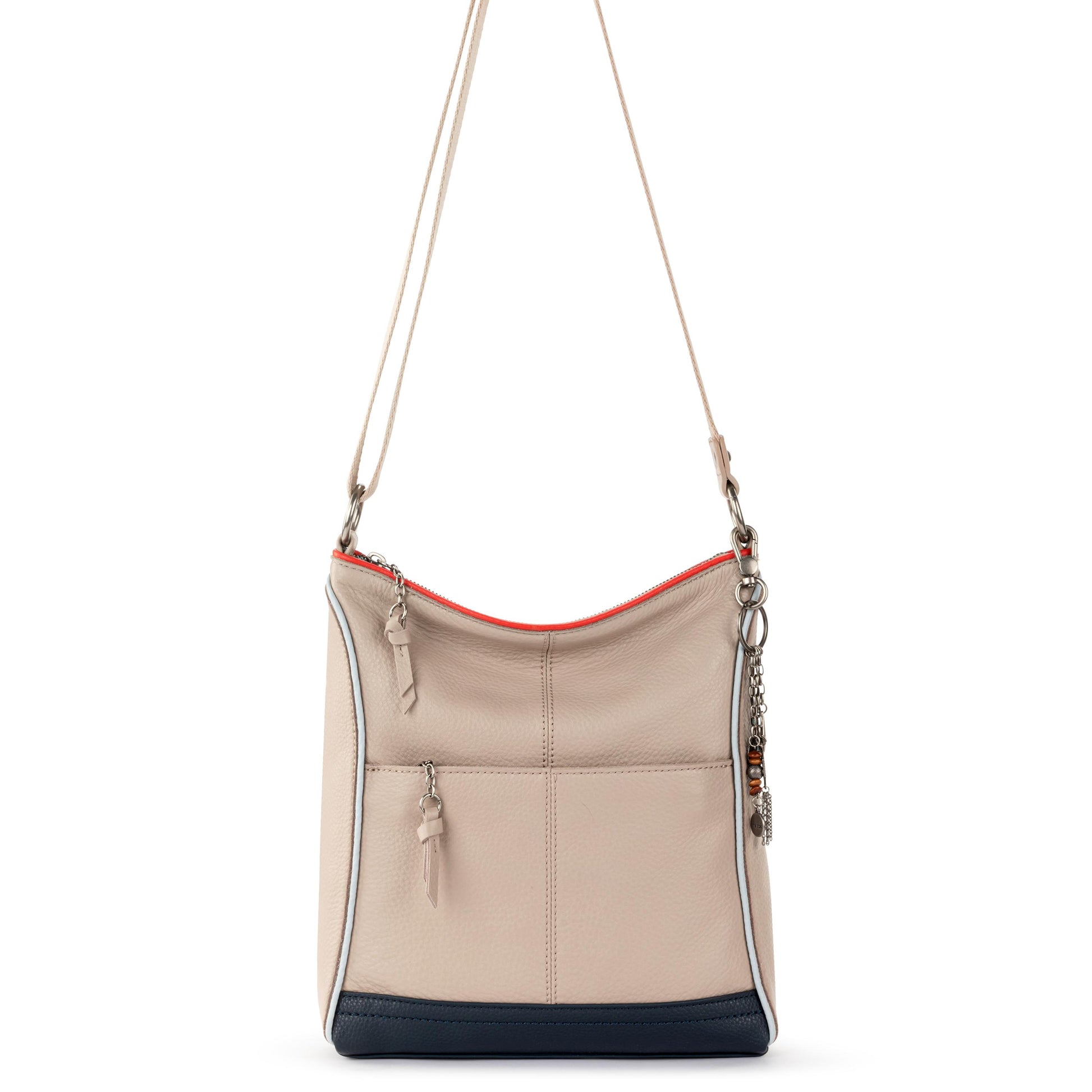 The Sak Lucia Crossbody Leather - |Sand Horizon Block|
