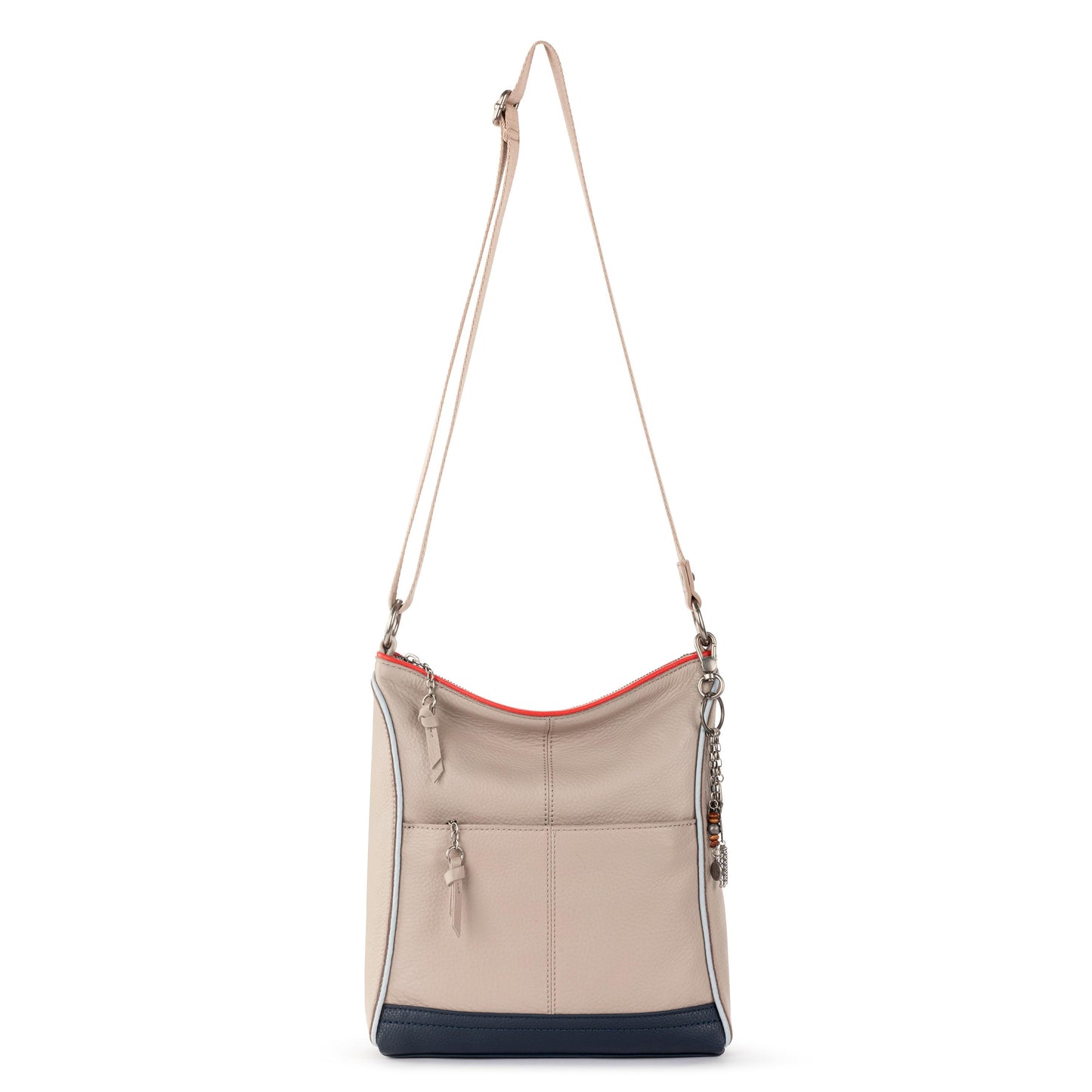 The Sak Lucia Crossbody Leather - |Sand Horizon Block|