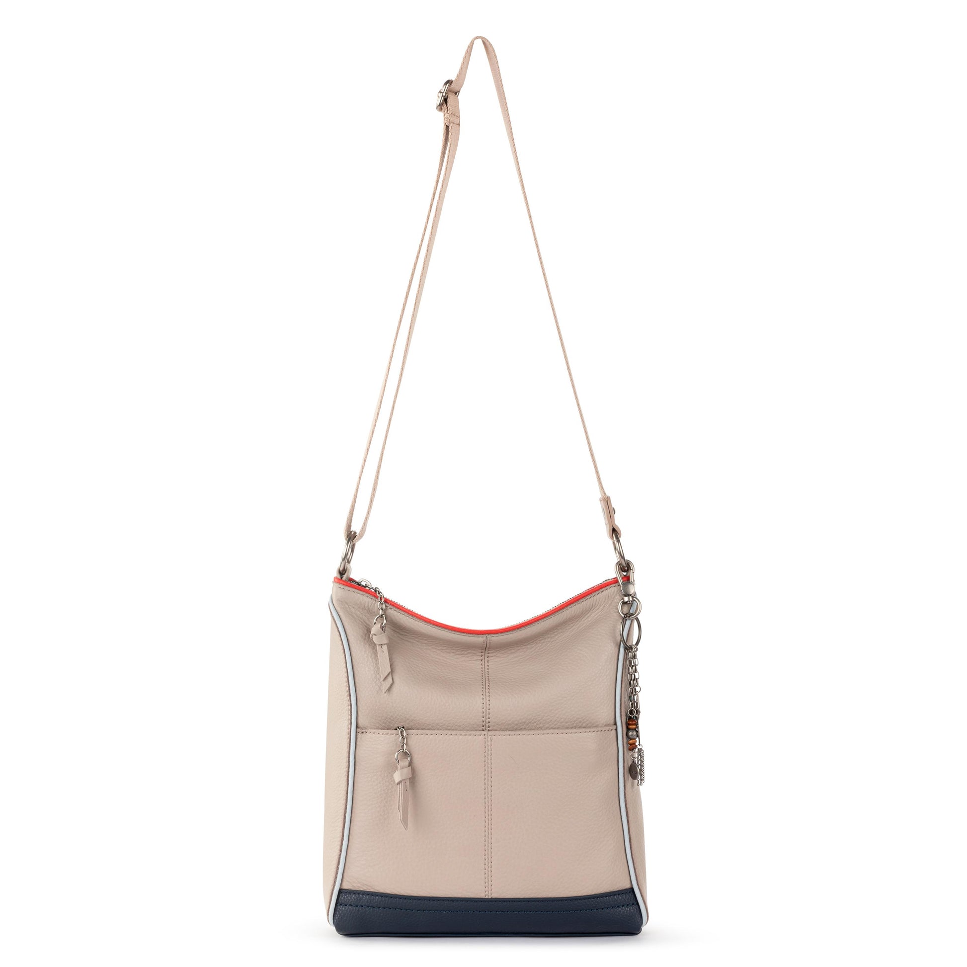 The Sak Lucia Crossbody Leather - |Sand Horizon Block|