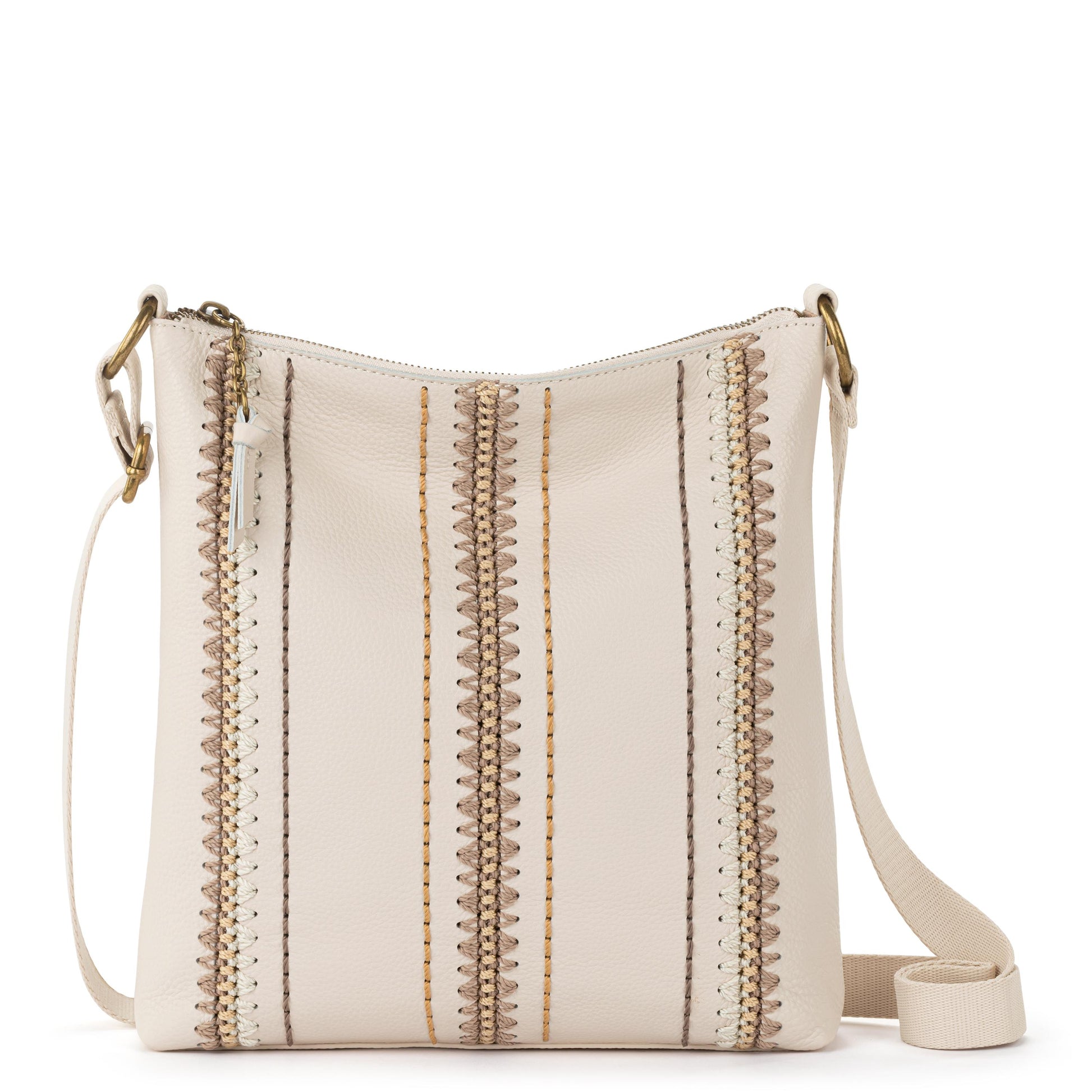 The Sak Lucia Crossbody Leather - |Stone Neutral Seminyak|