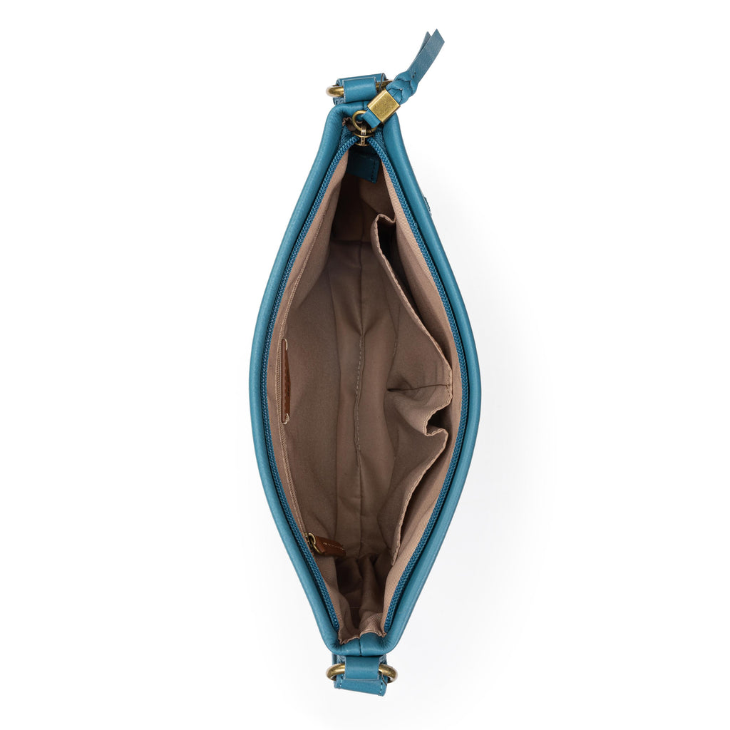 The Sak Melrose Crossbody - Leather - Lagoon