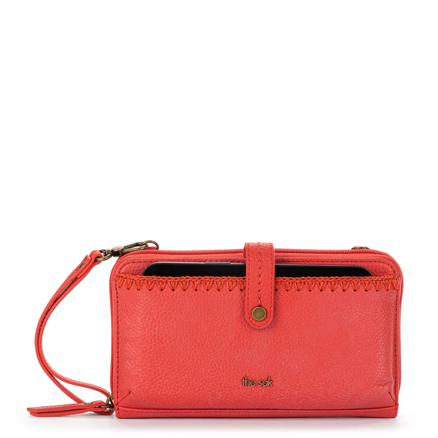 The Sak Iris Large Smartphone Crossbody Leather - |Cayenne|