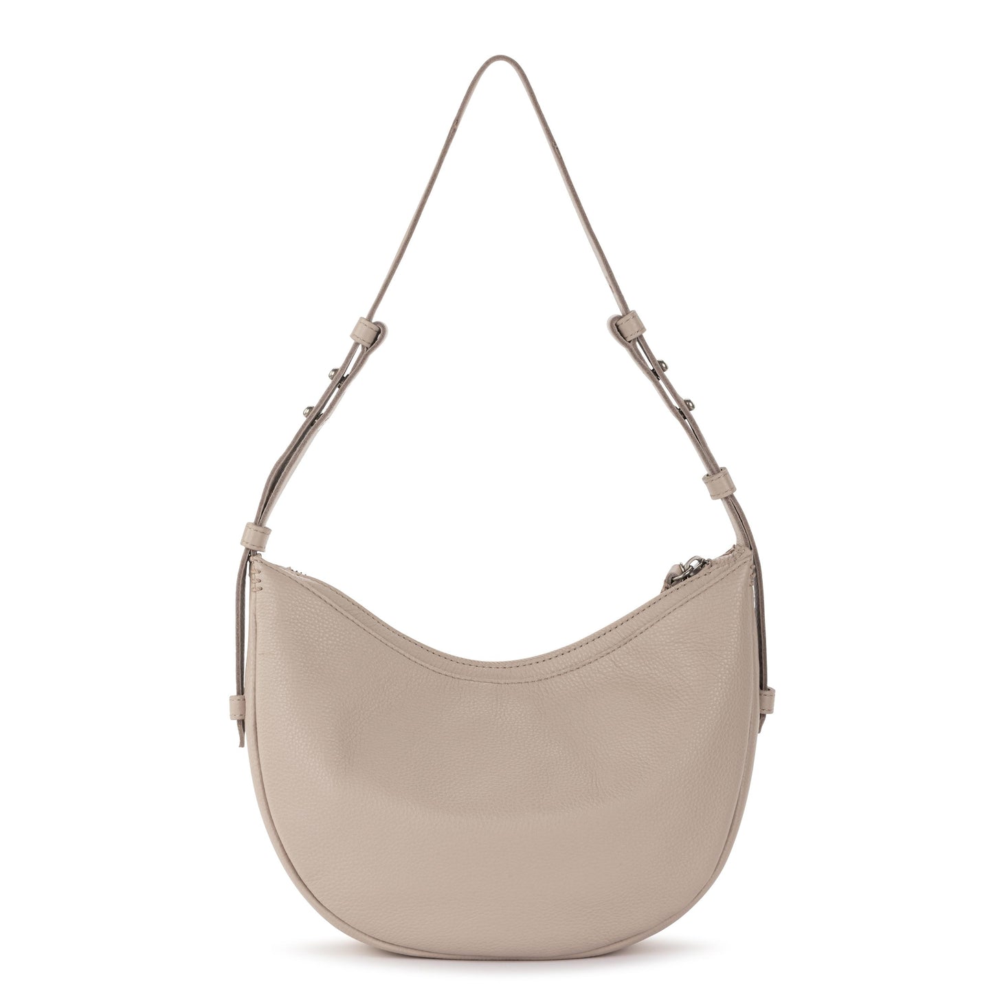 The Sak Tess Crescent Shoulder Bag - Leather - Sand
