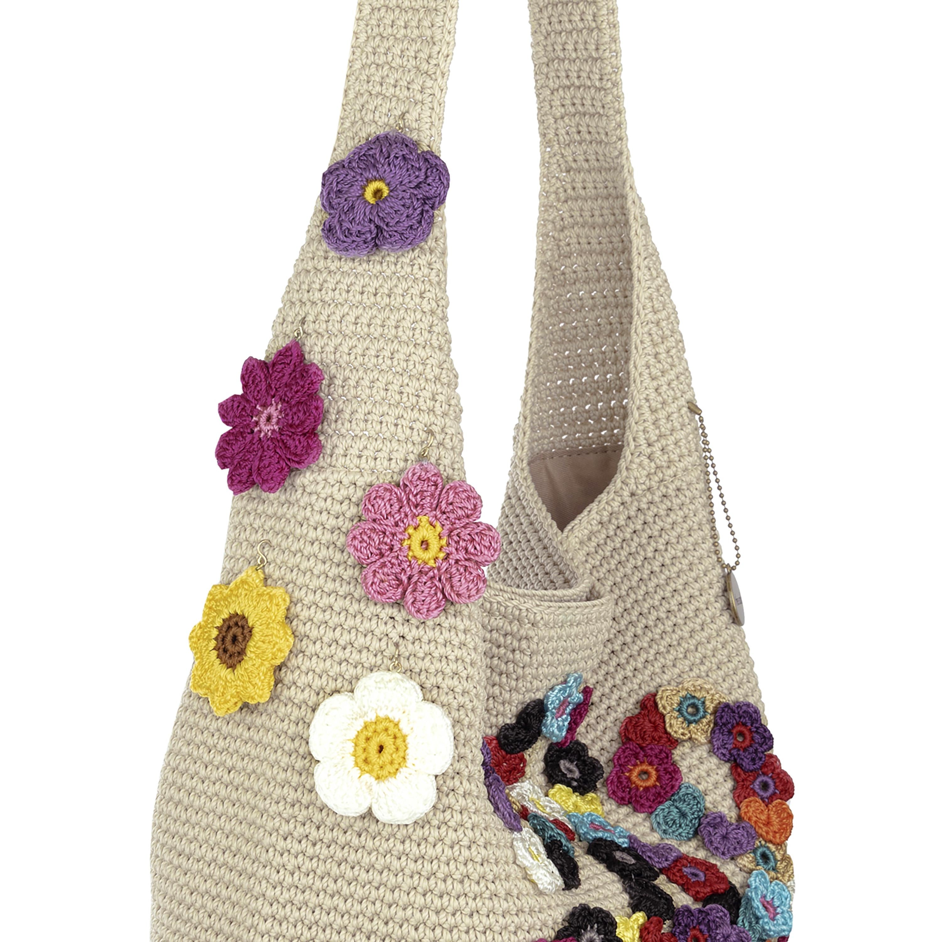 The Sak 120 Hobo - Hand Crochet - Ecru Loop