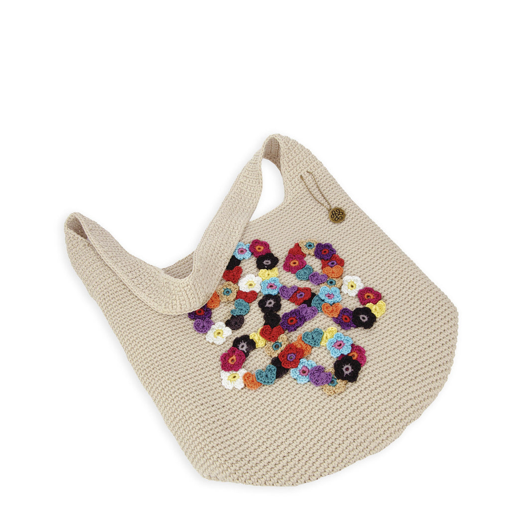 The Sak 120 Hobo - Hand Crochet - Ecru Loop