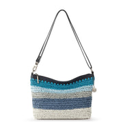 Lumi Crossbody - Straw - Ocean Stripe