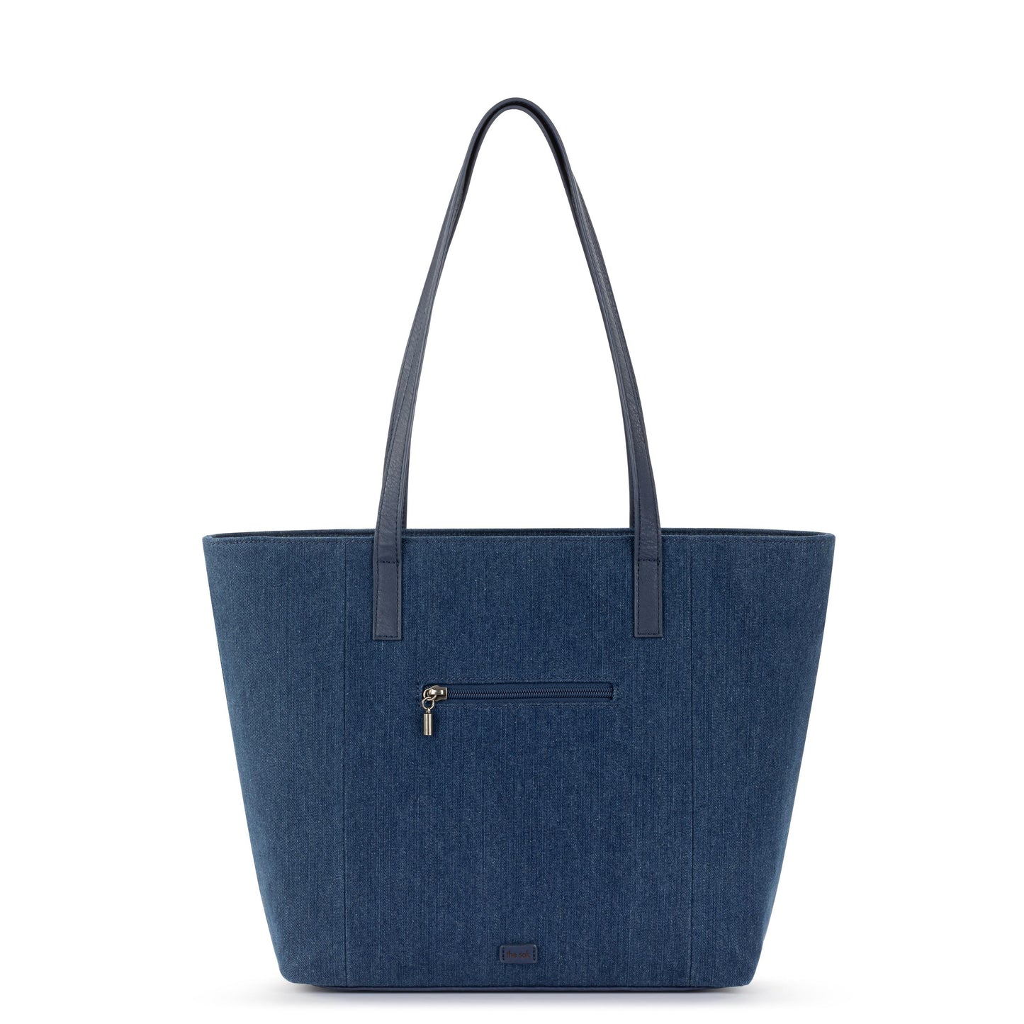 The Sak Melrose Shoulder Tote Denim - Reef Seascape Embroidery