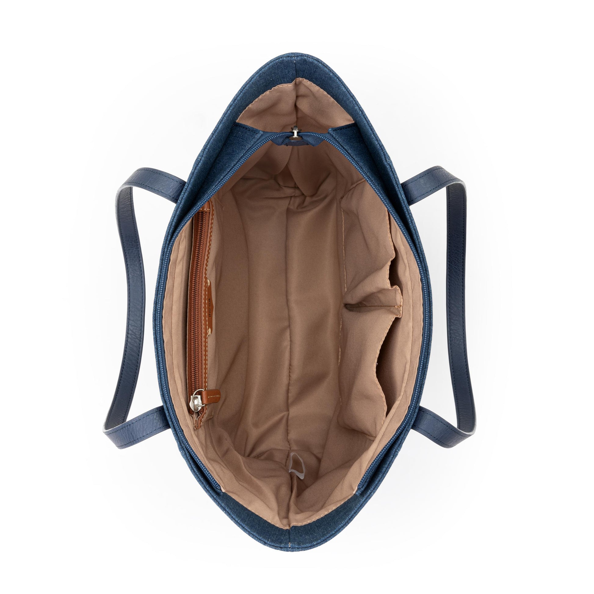 The Sak Melrose Shoulder Tote Denim - Reef Seascape Embroidery