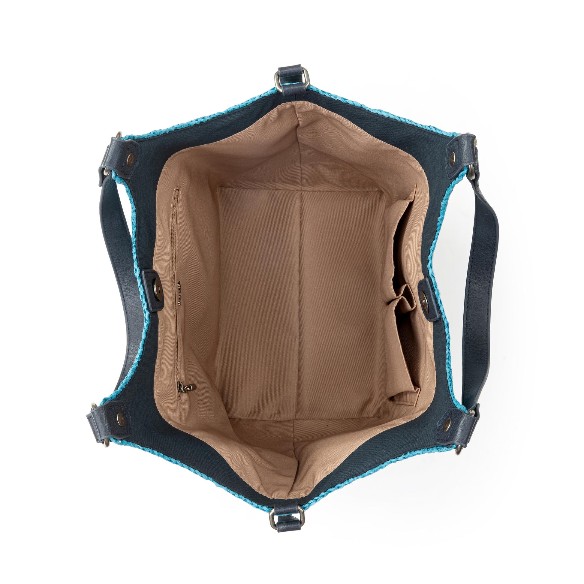 Sakroots Roma Shopper Straw - Ocean Stripe