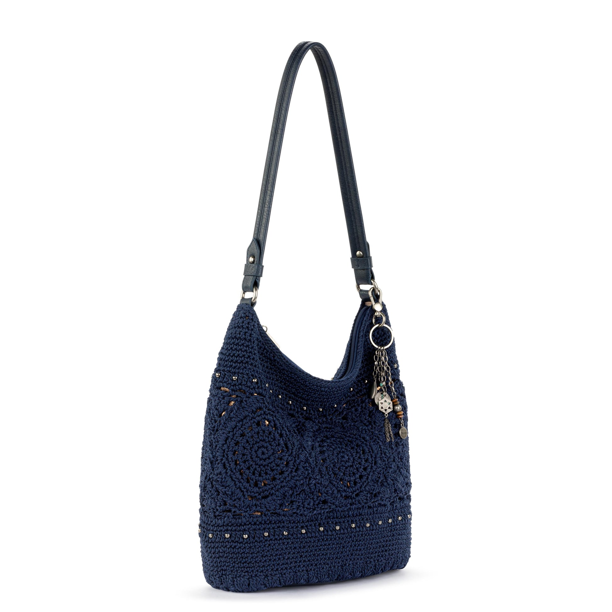The Sak Sequoia Hobo Crochet - Denim Medallion