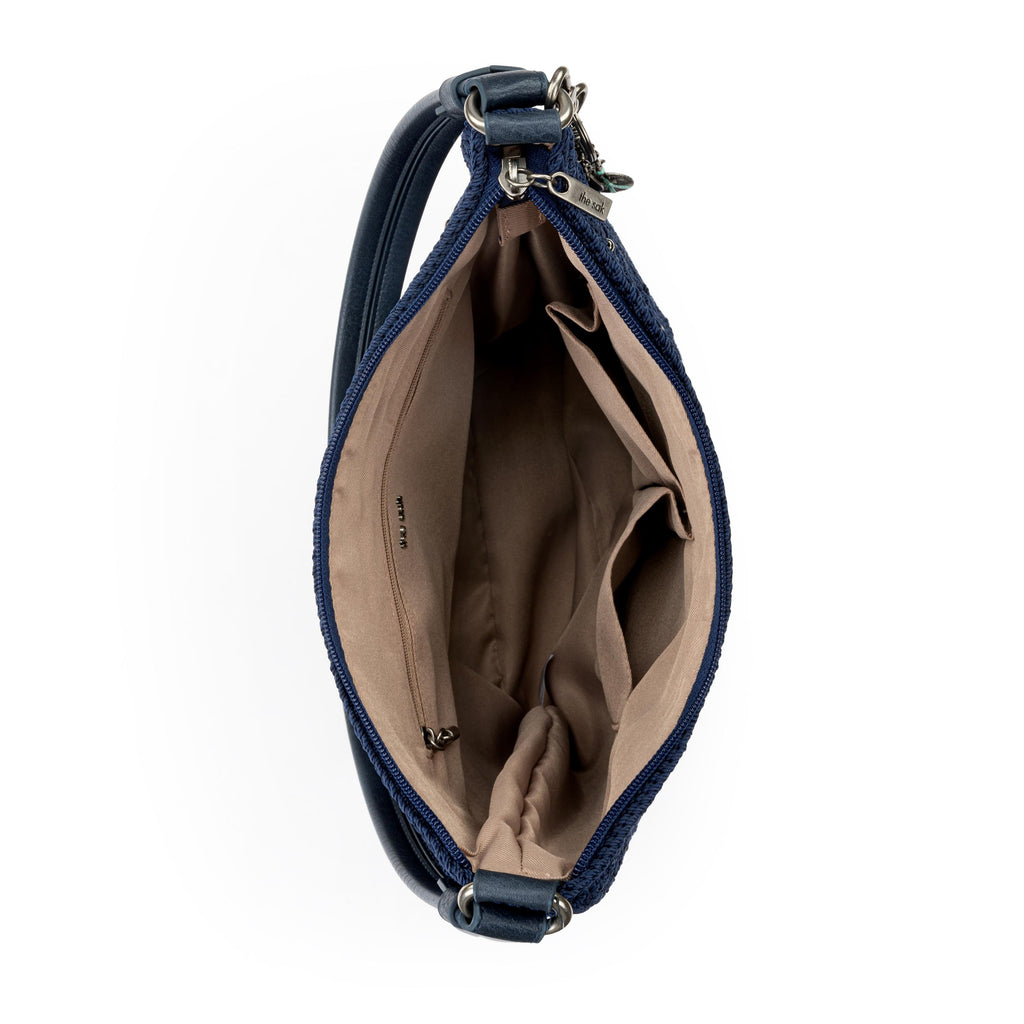 The Sak Sequoia Hobo - Hand Crochet - Denim Medallion