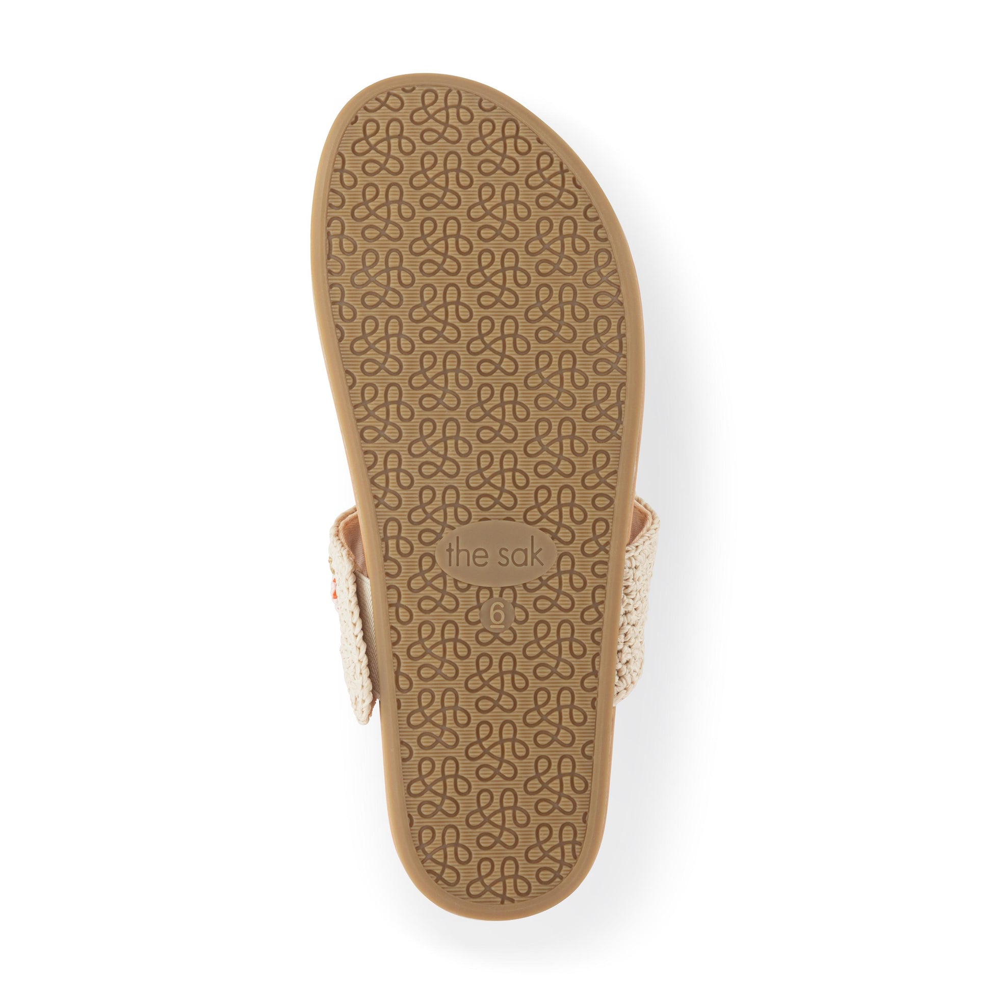The Sak Everly Sandal Crochet - Flower Ecru