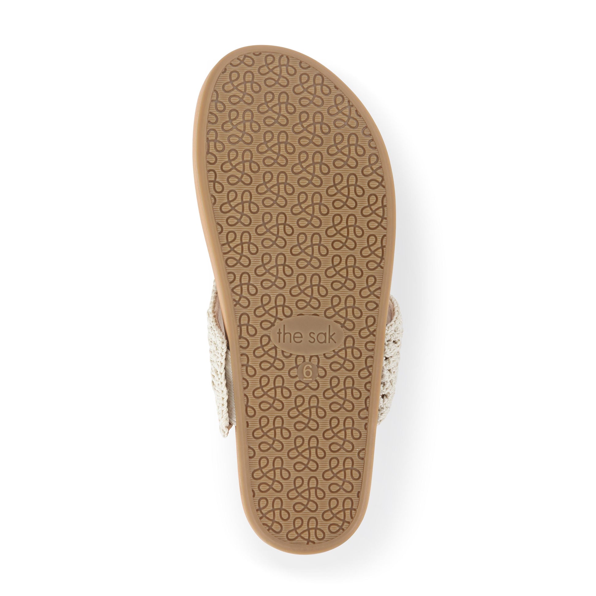 The Sak Everly Sandal Crochet - Natural Medallion