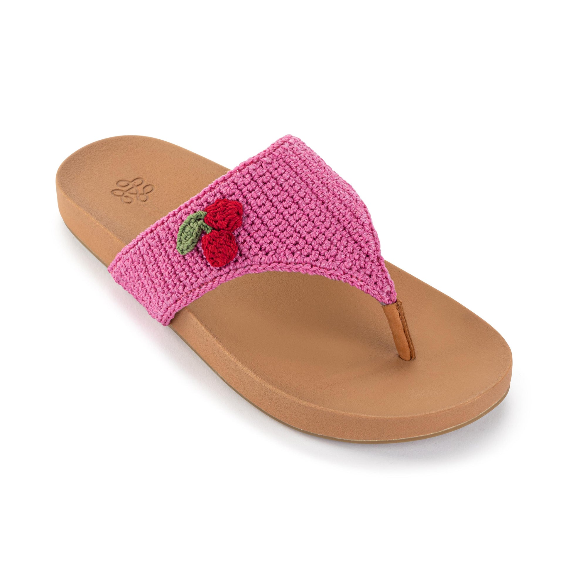 The Sak Everly Sandal Crochet - Pink Cherries