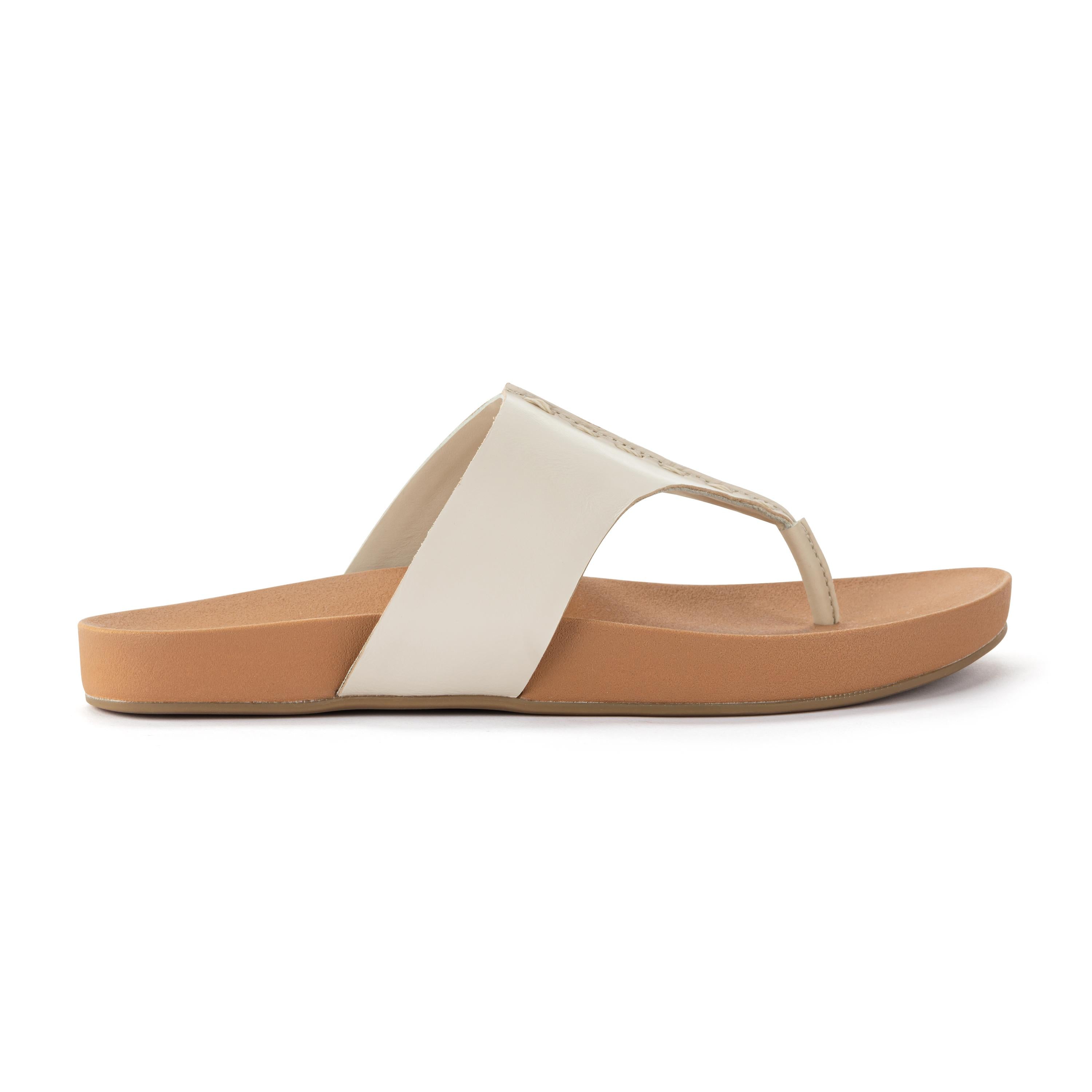 The Sak Everly Sandal - Leather - Stone