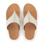 Everly Sandal - Leather - Stone