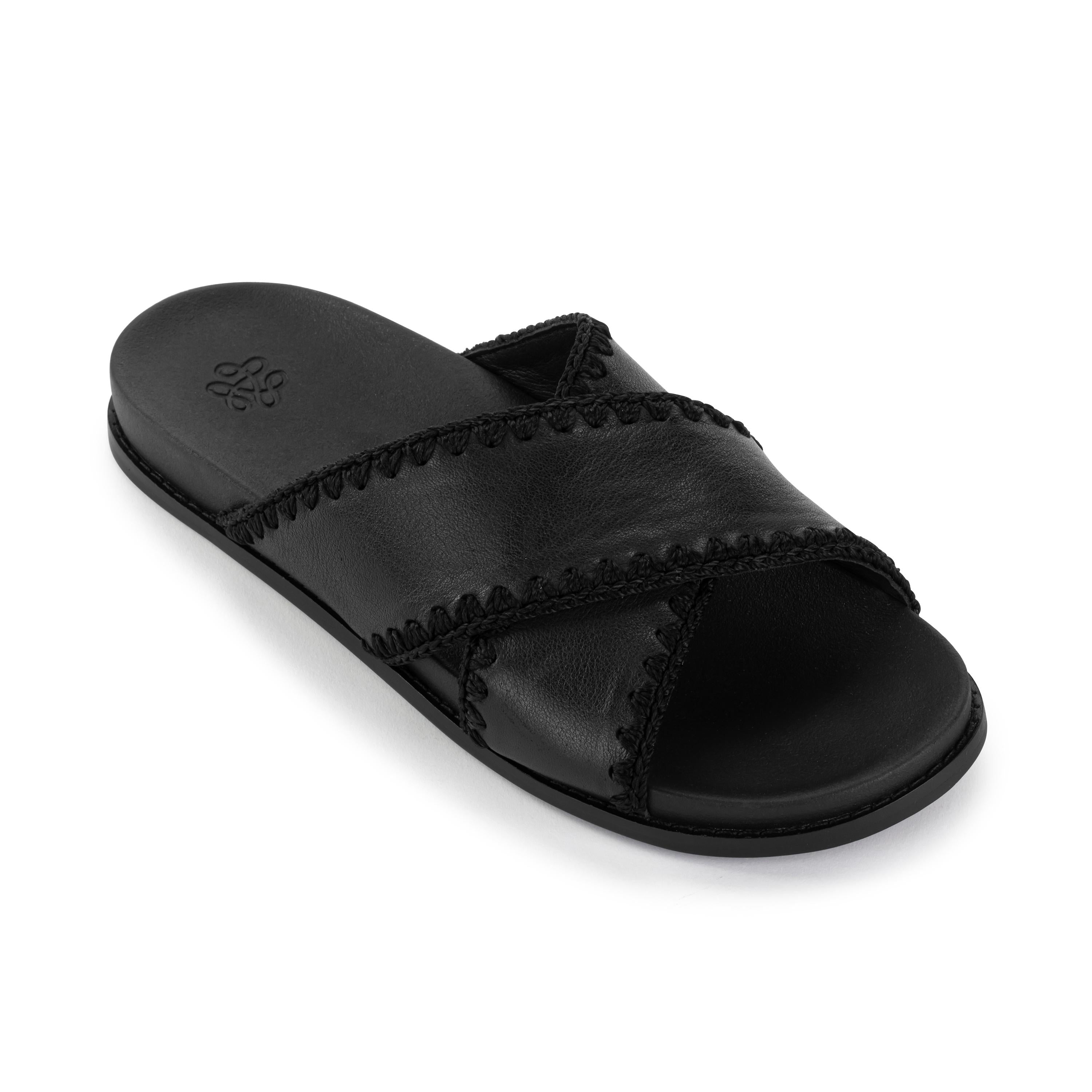 The Sak Penelope Sandal - Leather - Black