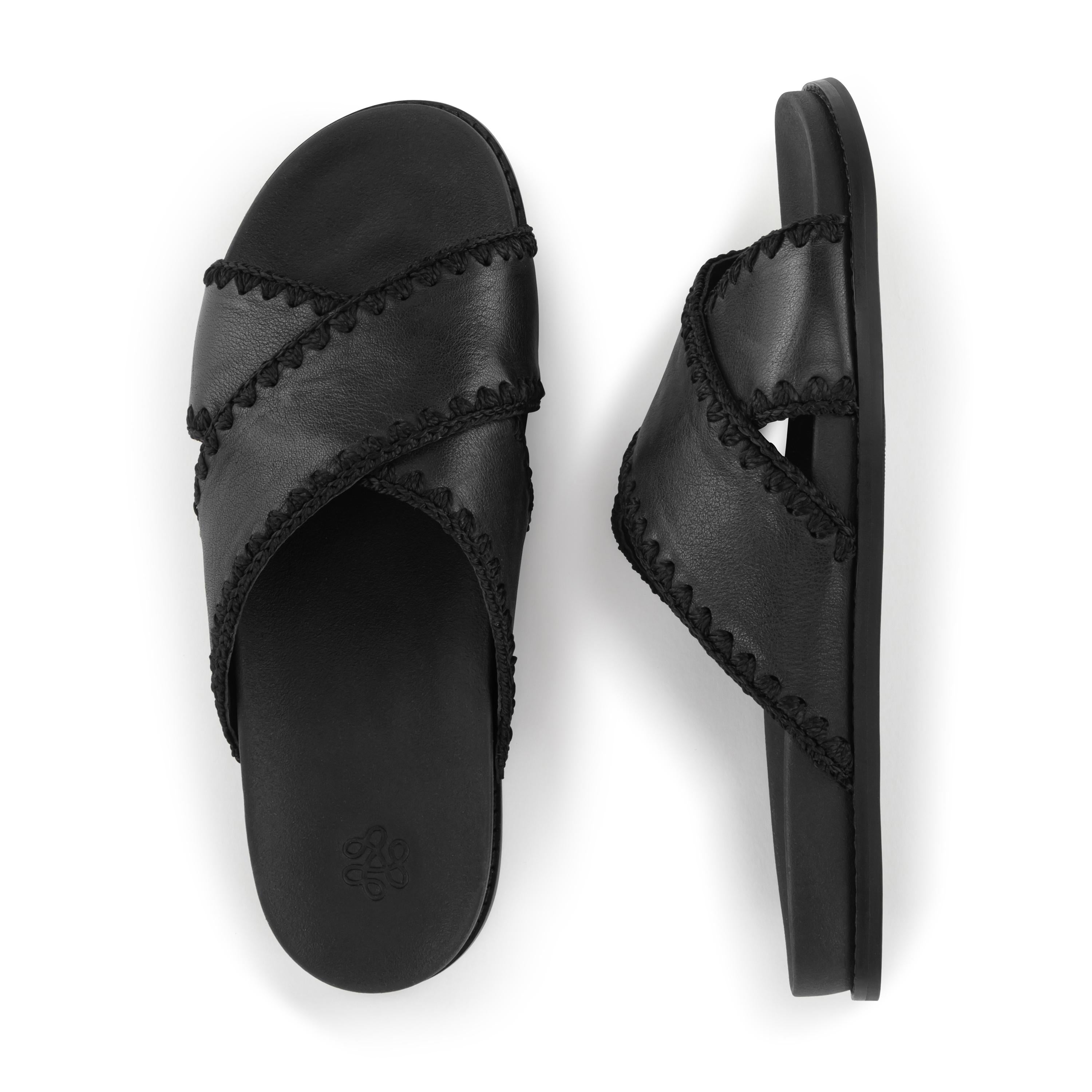 The Sak Penelope Sandal - Leather - Black