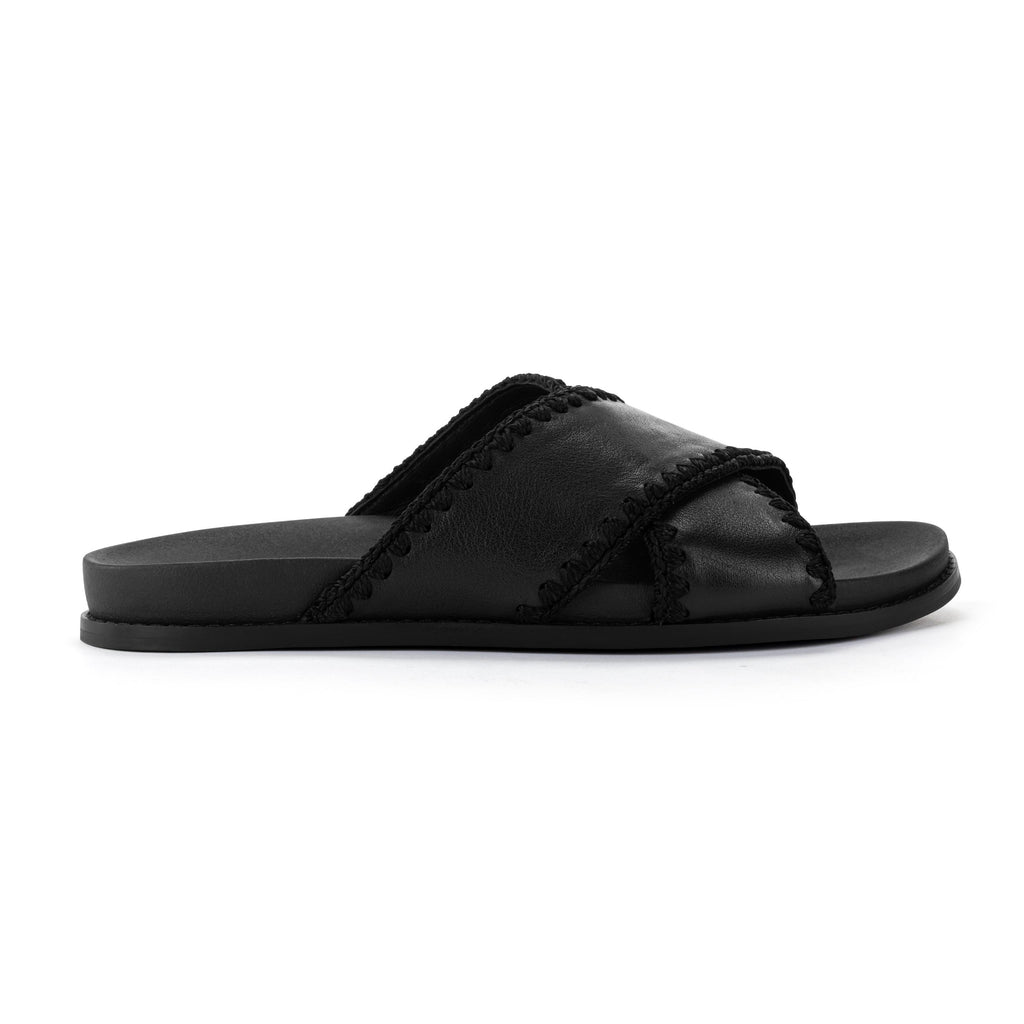 The Sak Penelope Sandal - Leather - Black