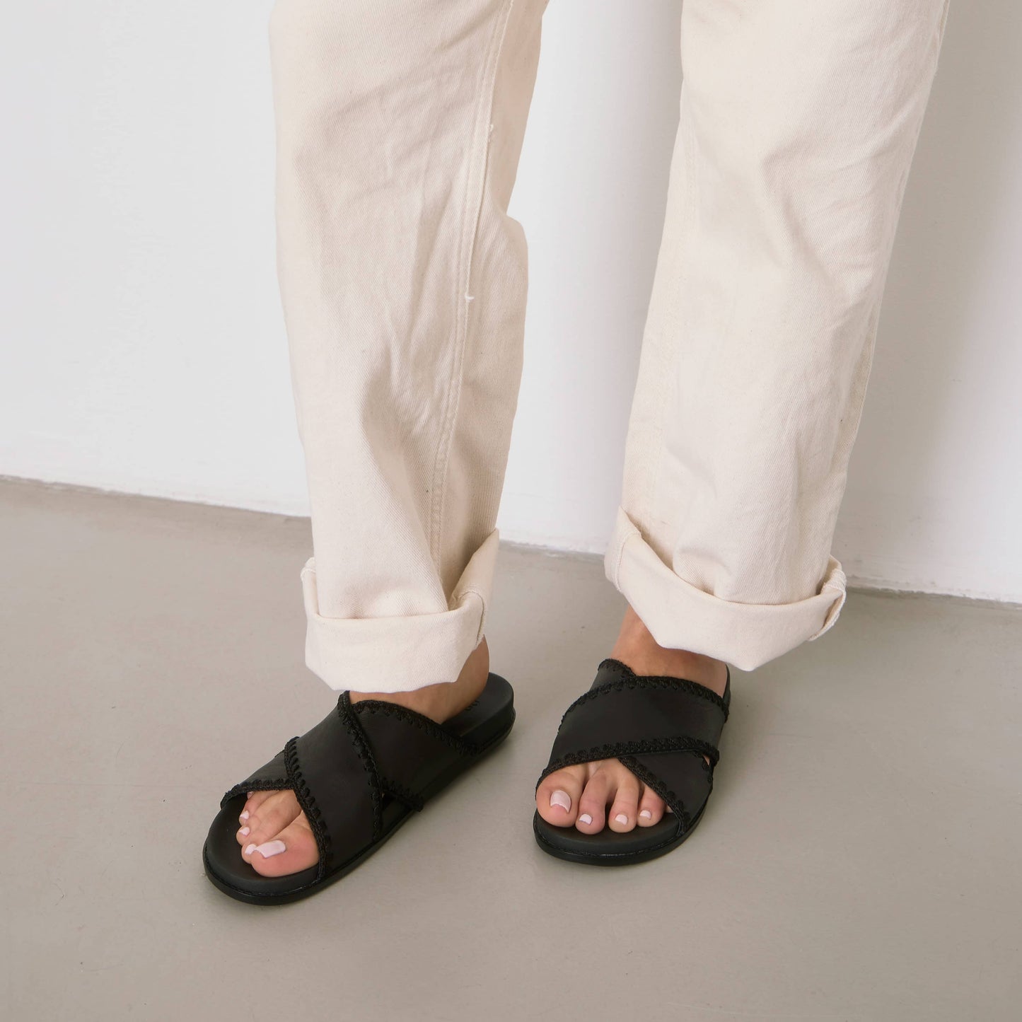 The Sak Penelope Sandal Leather - Black