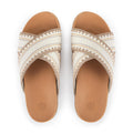 The Sak Penelope Sandal - Leather - Stone Neutral Seminyak