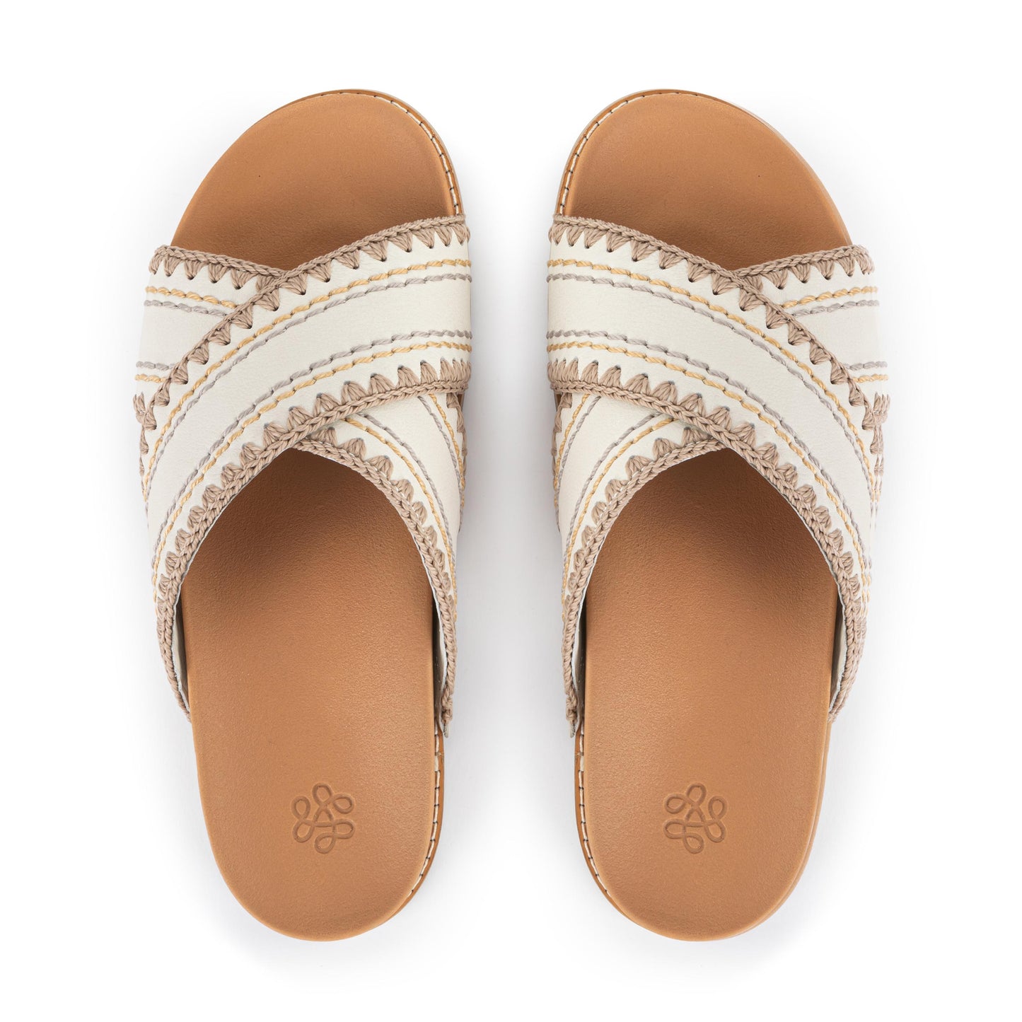 The Sak Penelope Sandal Leather - Stone Neutral Seminyak