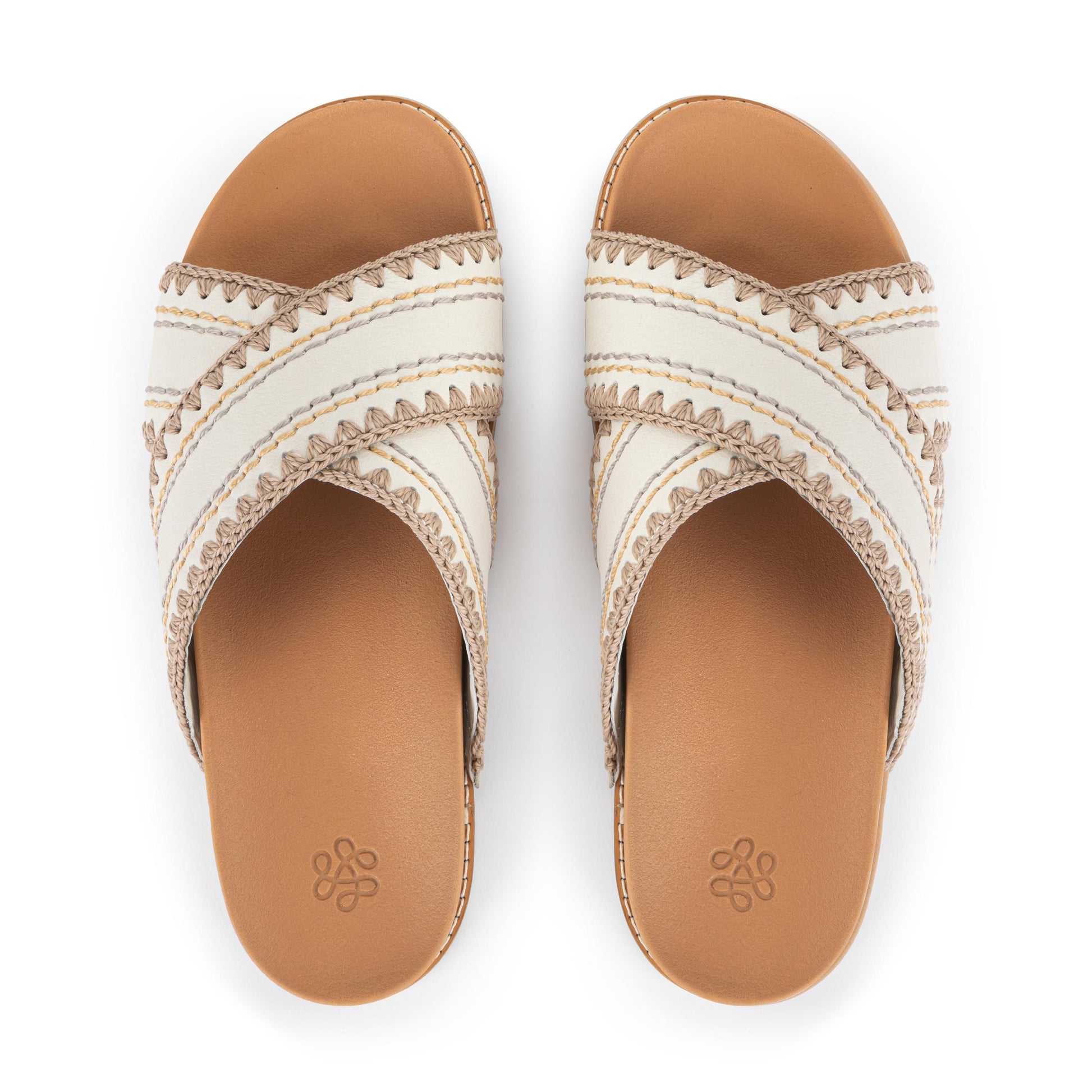 The Sak Penelope Sandal Leather - Stone Neutral Seminyak
