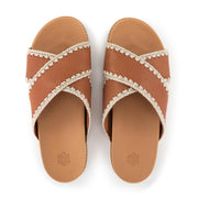 Penelope Sandal - Leather - Tobacco