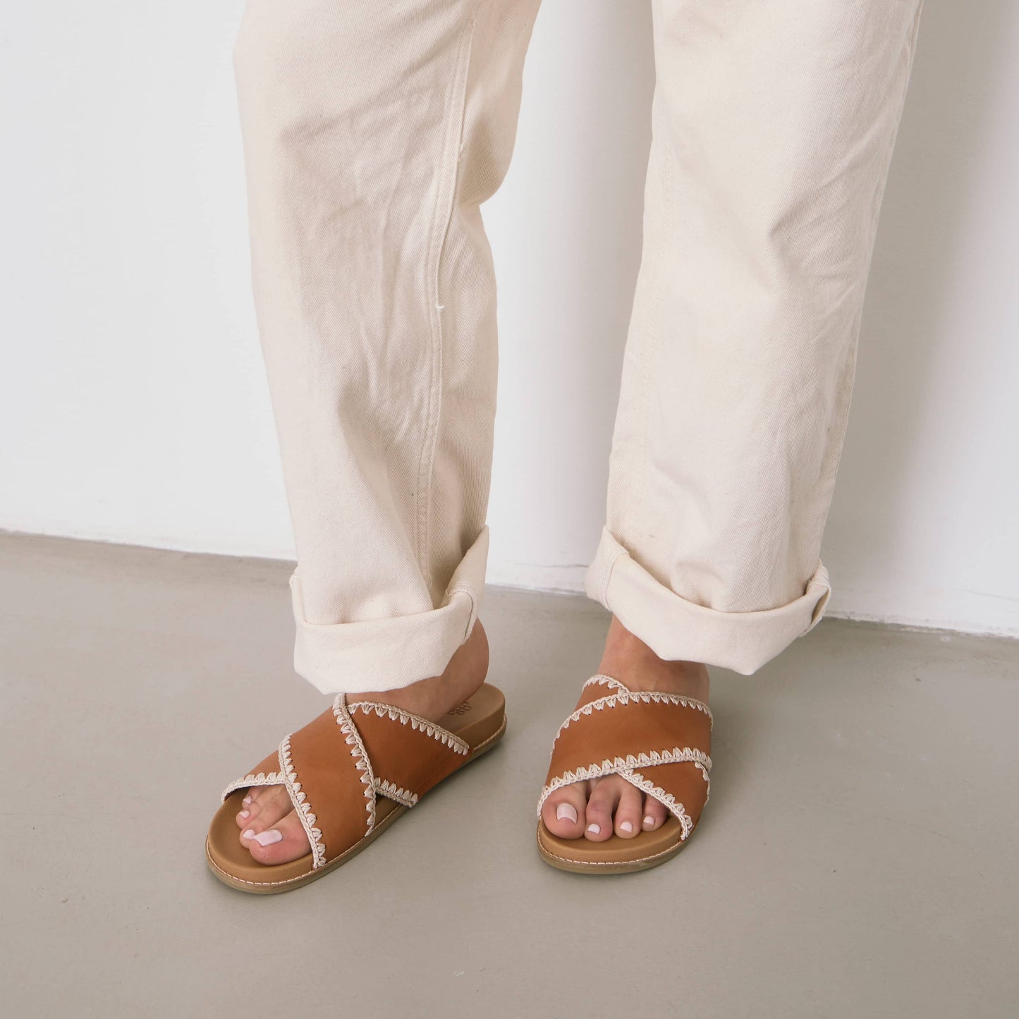 The Sak Penelope Sandal Leather - Tobacco