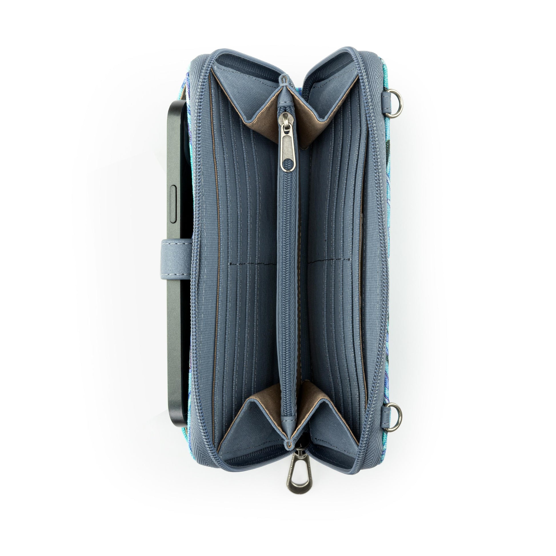 Sakroots Large Smartphone Crossbody Canvas - |Reef Water Nation|