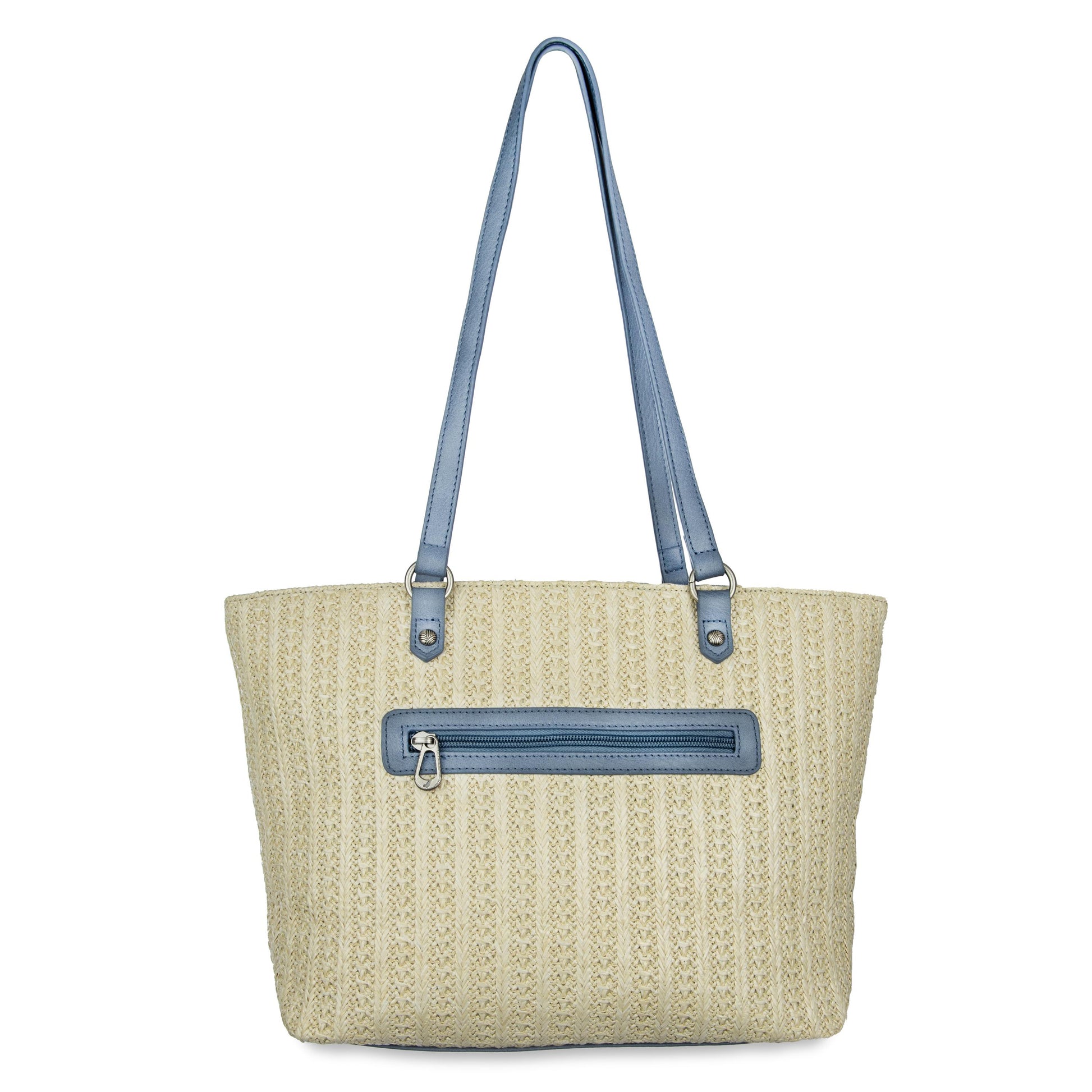 Sakroots Metro Tote Straw - Reef Water Nation