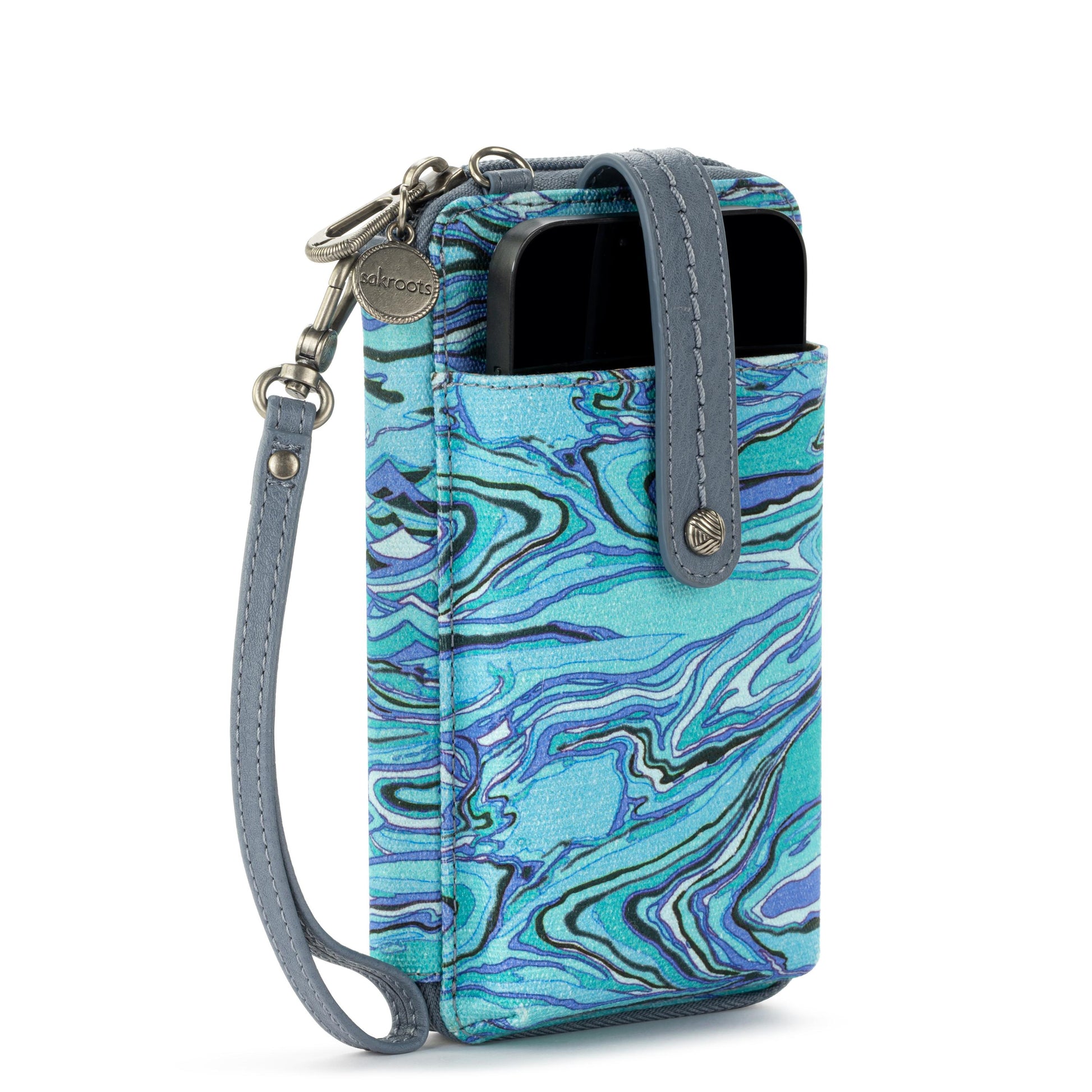 Sakroots Salinas Smartphone Crossbody Canvas - |Reef Water Nation|