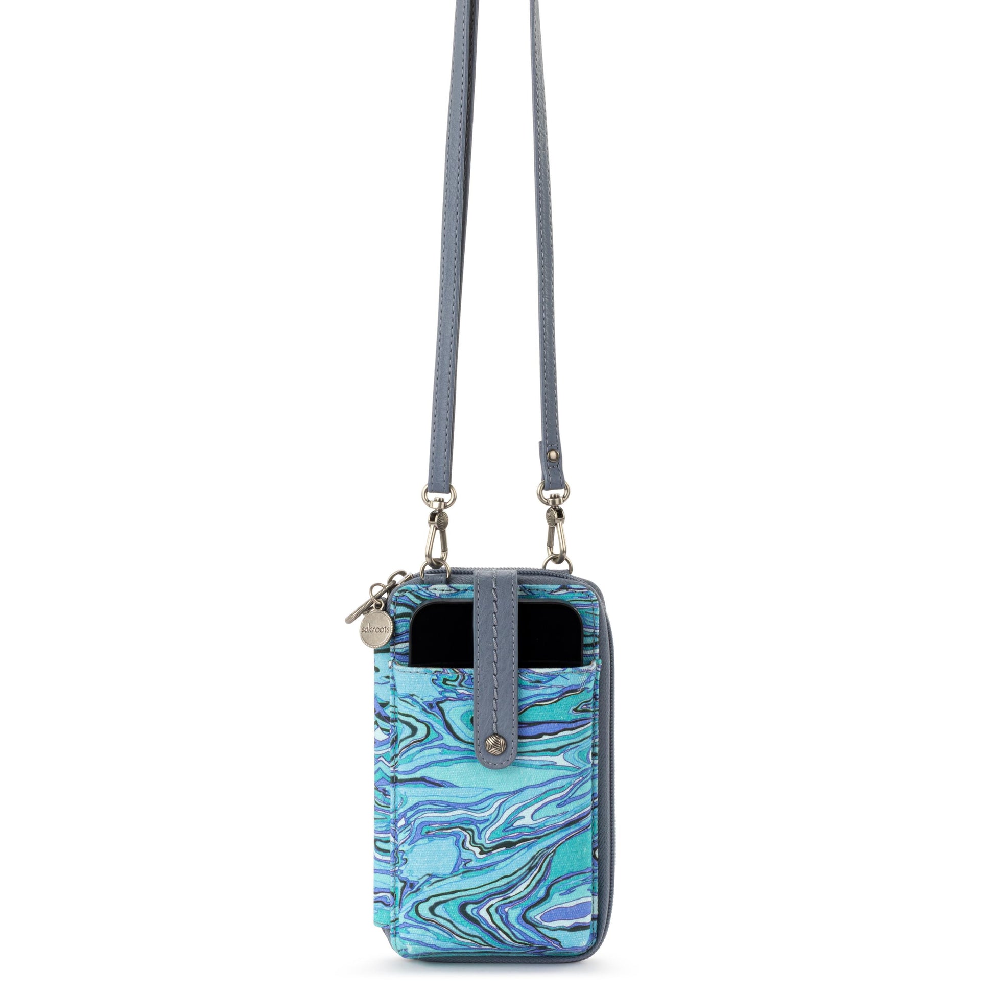 Sakroots Salinas Smartphone Crossbody Canvas - |Reef Water Nation|