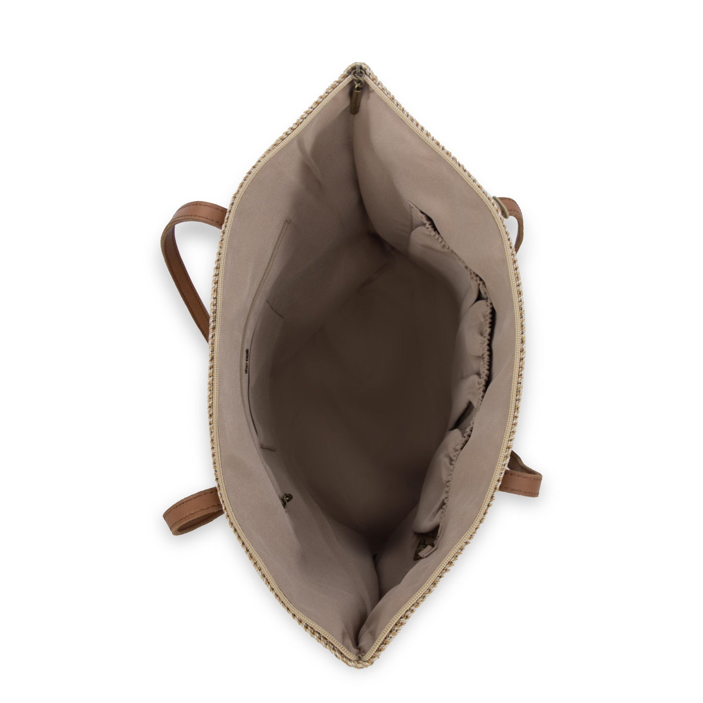 The Sak Faye Large Tote Crochet - Bamboo Static