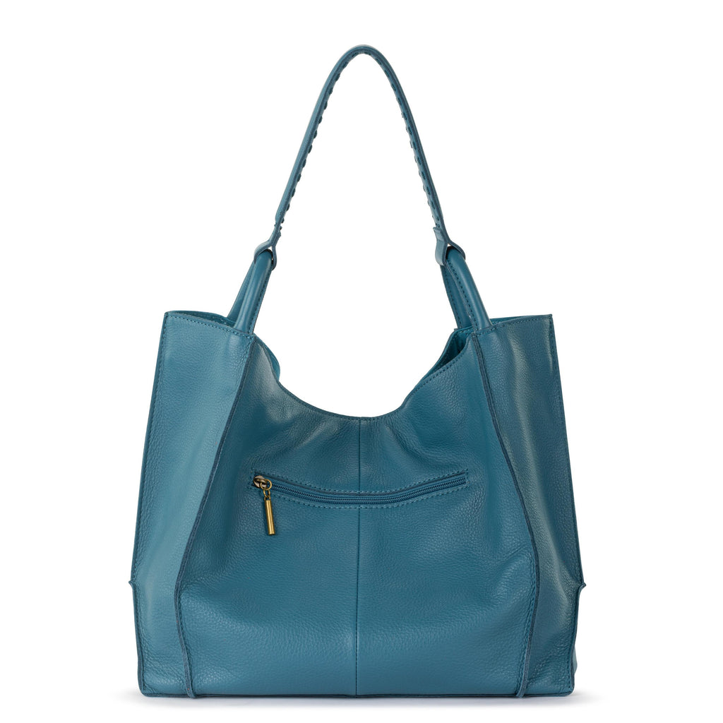 The Sak Los Feliz Large Tote - Leather - Lagoon