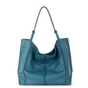 Los Feliz Large Tote - Leather - Lagoon