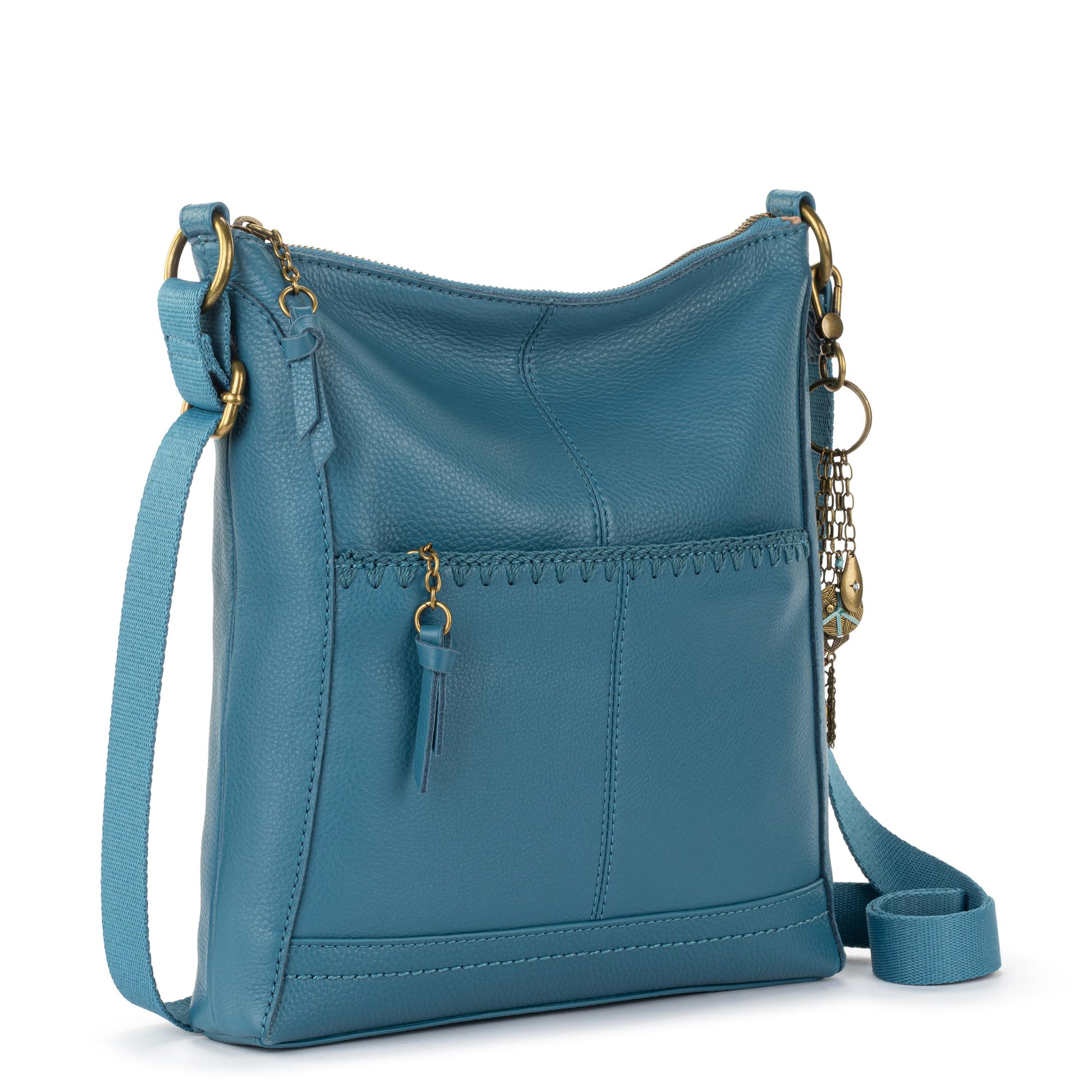 The Sak Lucia Crossbody Leather - |Lagoon Stitch|