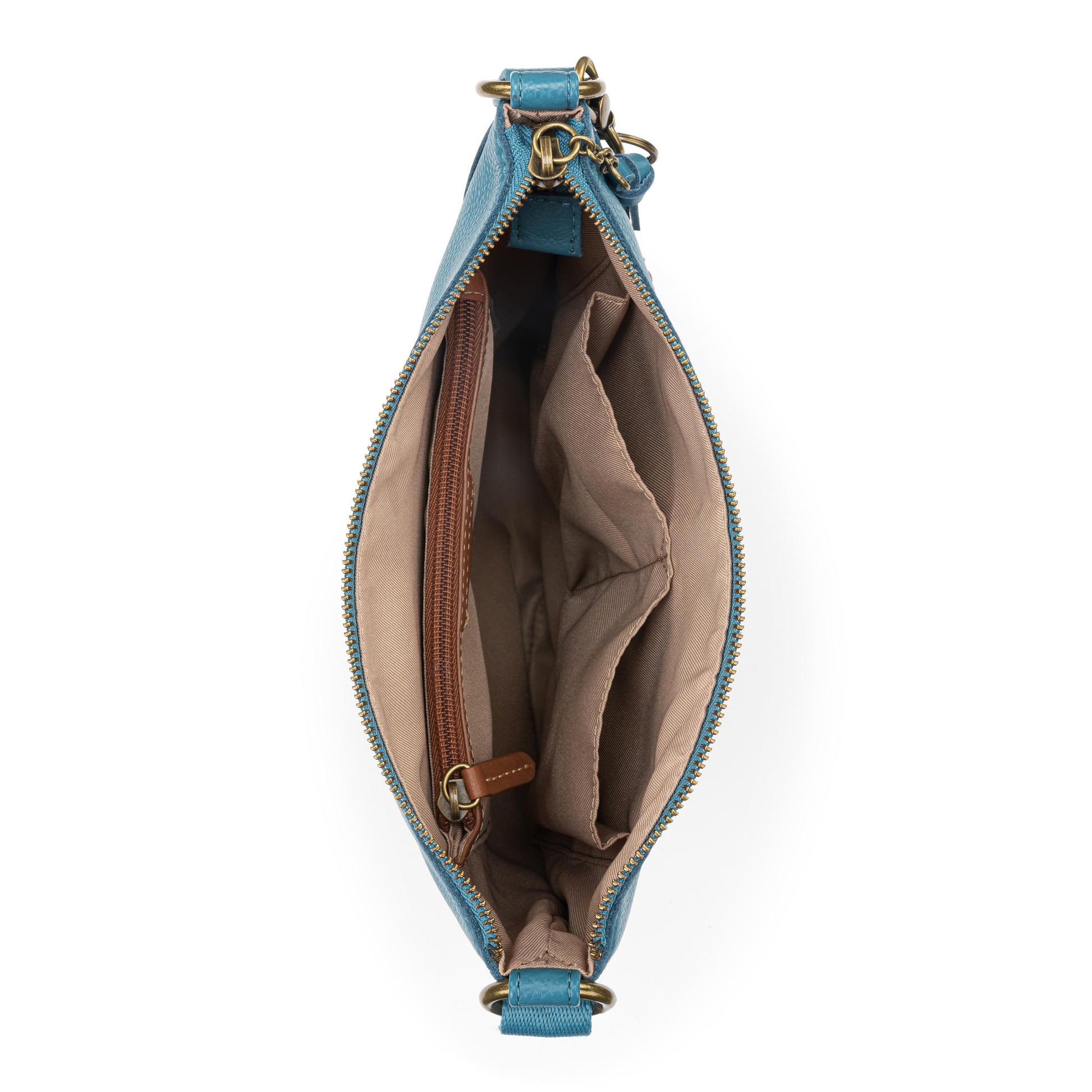 The Sak Lucia Crossbody Leather - |Lagoon Stitch|