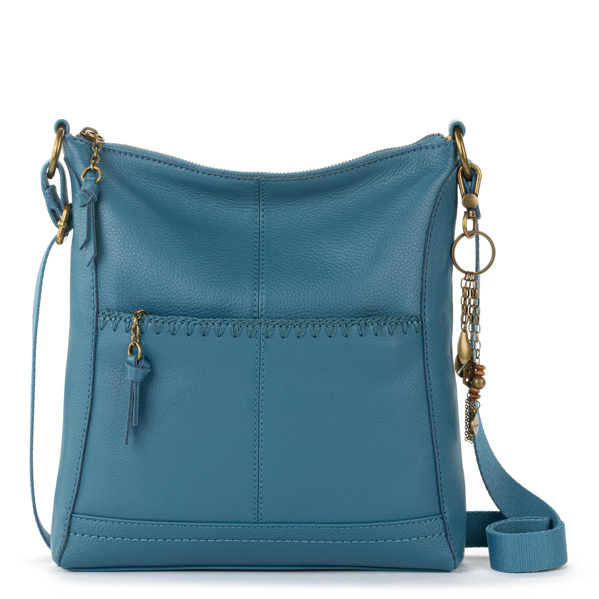 The Sak Lucia Crossbody Leather - |Lagoon Stitch|