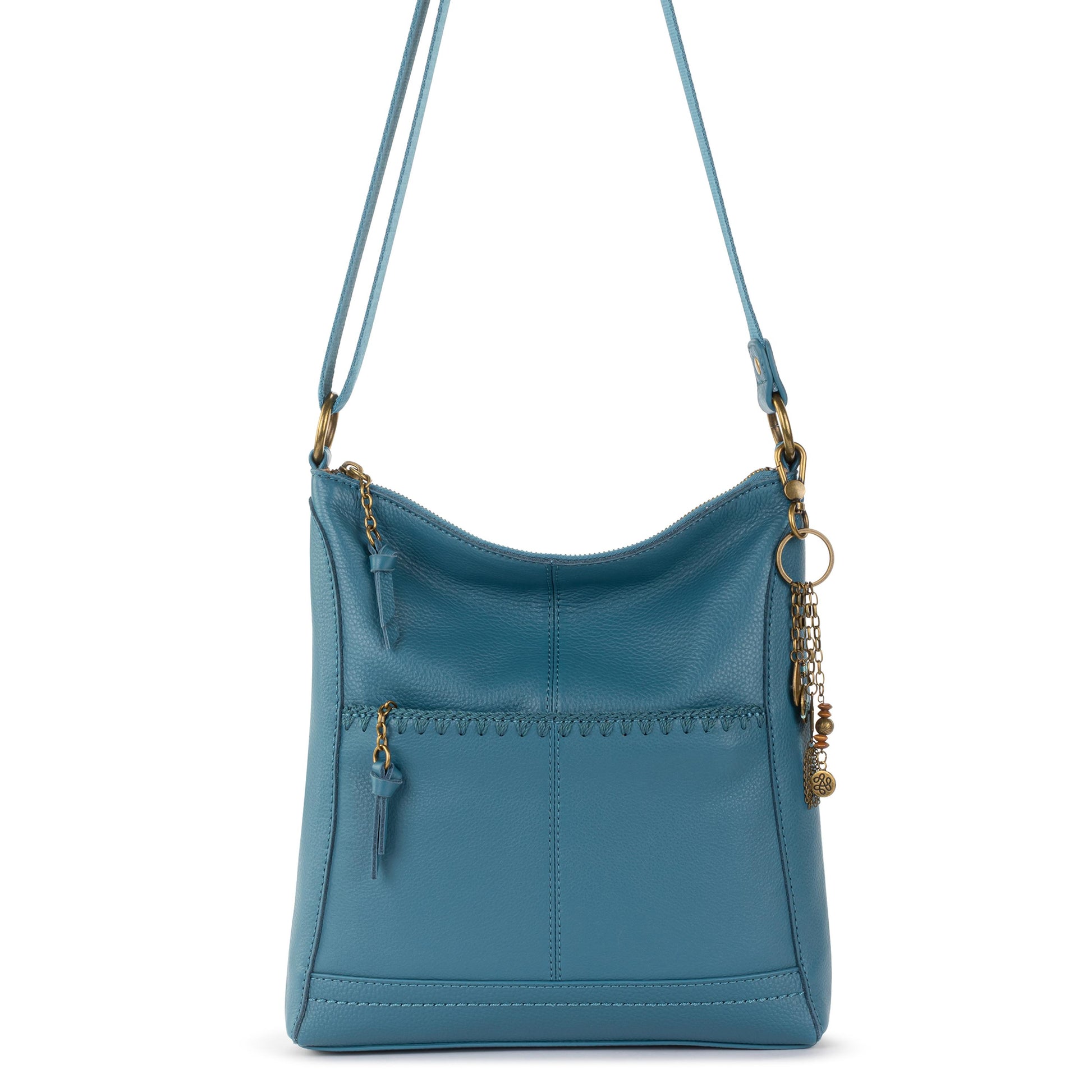 The Sak Lucia Crossbody Leather - |Lagoon Stitch|